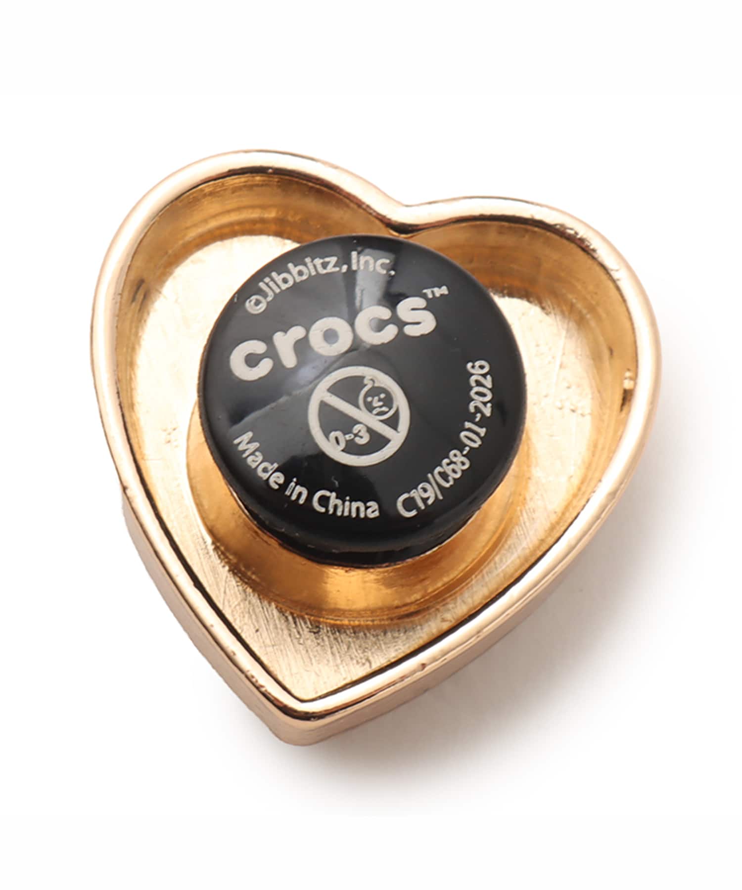 crocs Gold Pearl Heartの画像