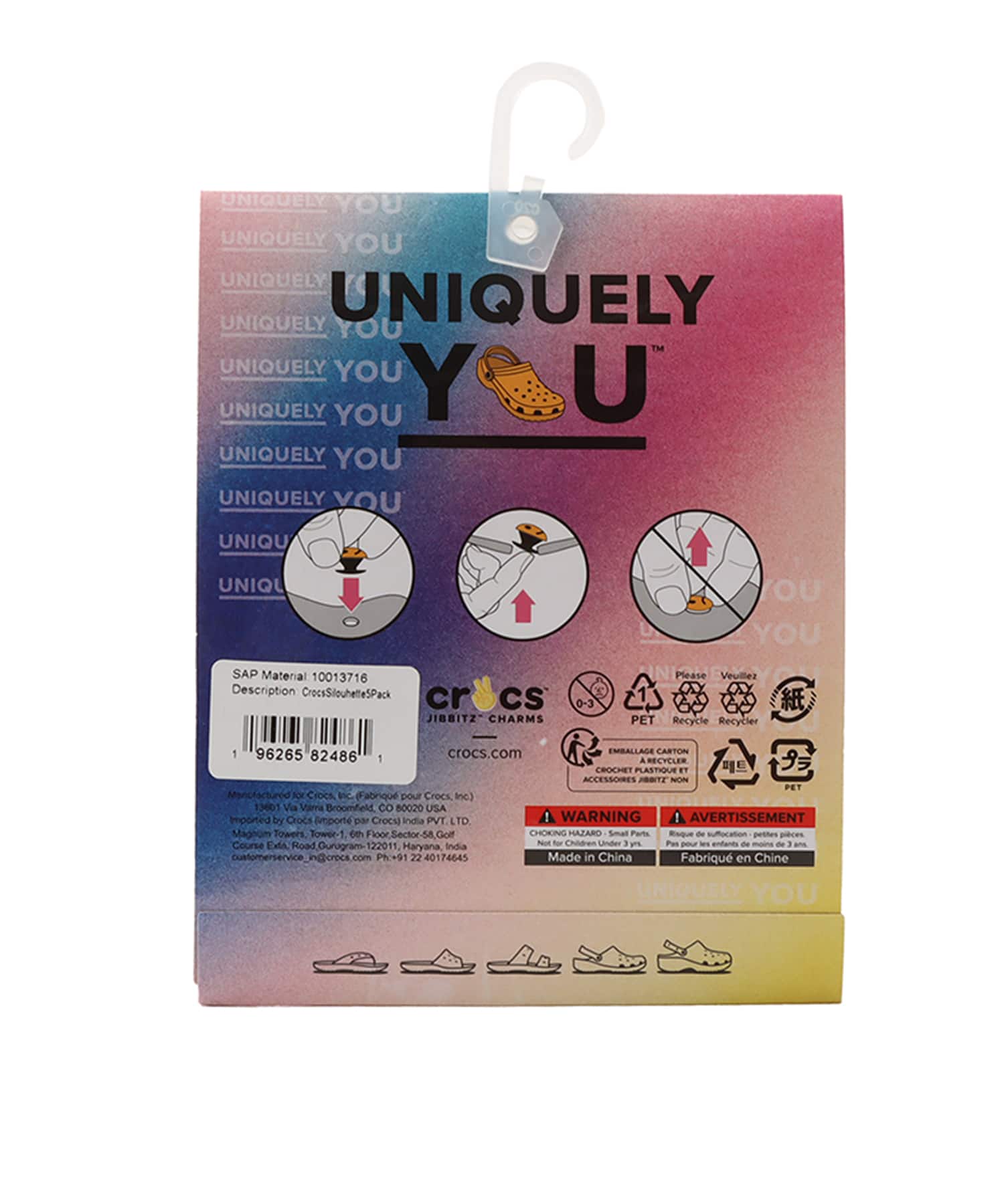 crocs CrocsSilouhette5Pack MULTI の画像