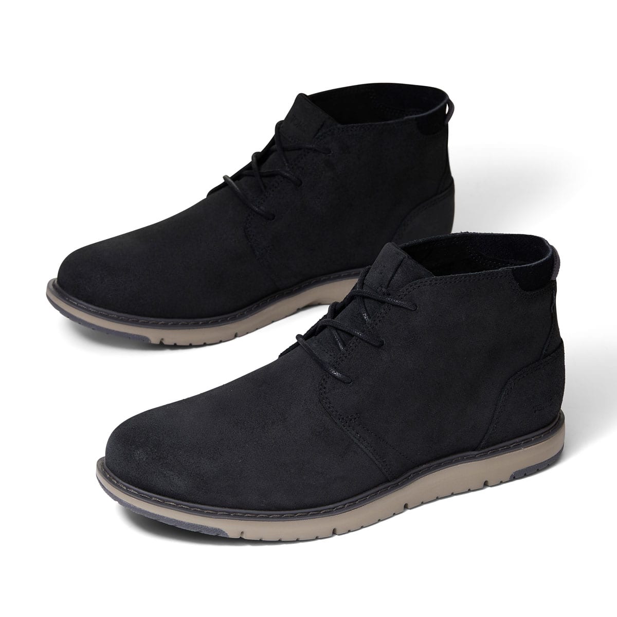 TOMS NAVI Black Distressed Leather 21FA-Iの画像