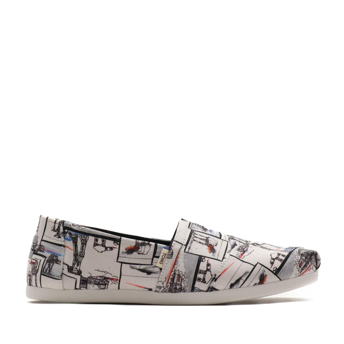 TOMS Star Wars ALPARGATA 3.0 AT Print White Starwars AT Print 21FA-Iの画像