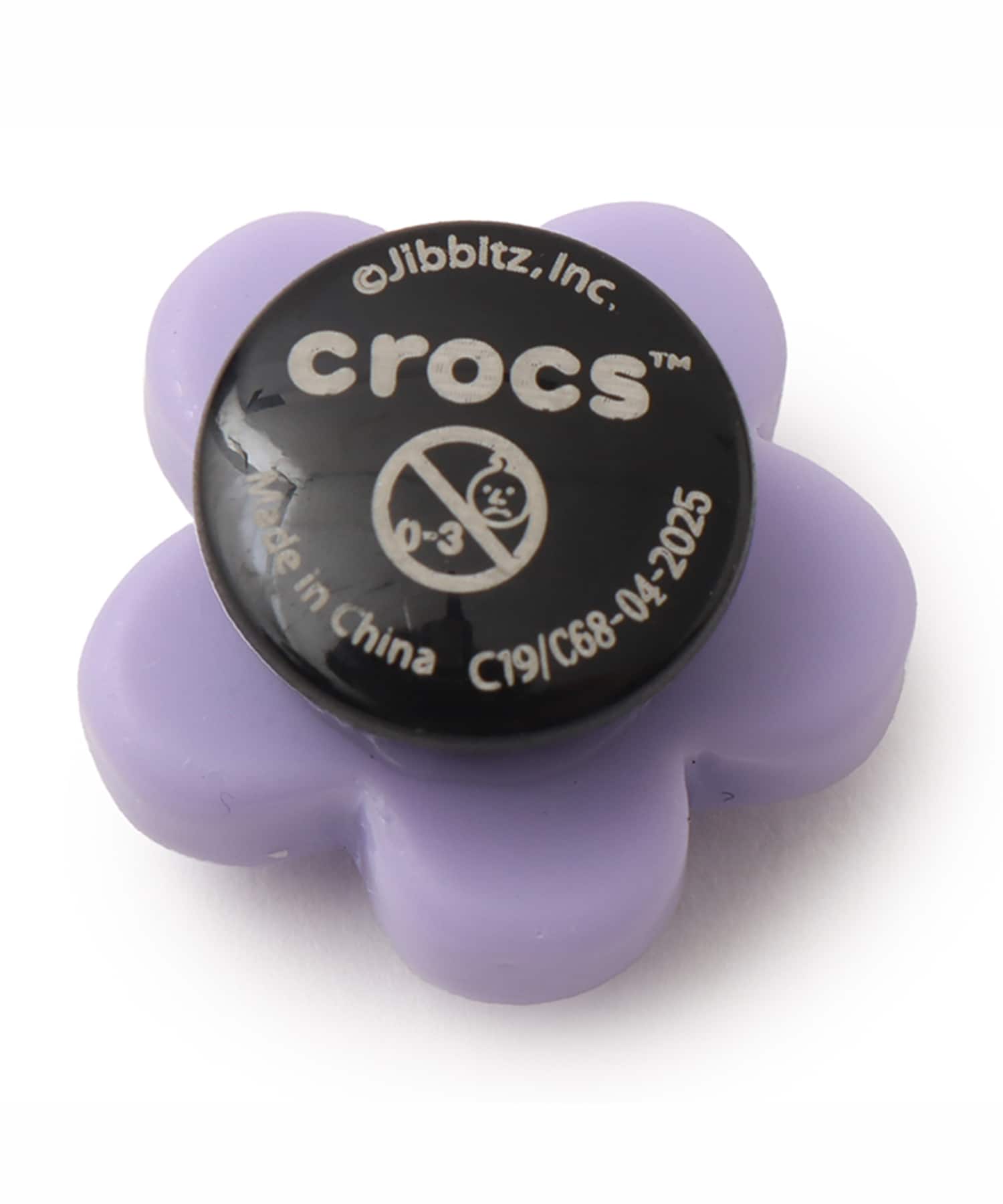 crocs Purple Flower with Pink Gemの画像