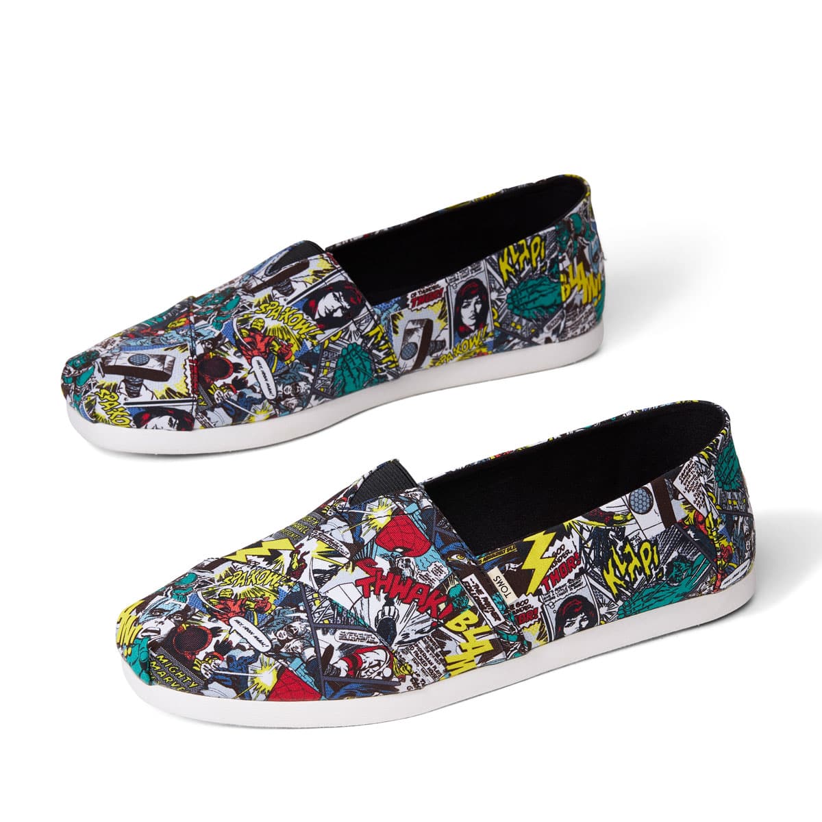 TOMS Marvel ALPARGATA 3.0 Multi Marvel Comic Pop Print 21FA-Iの画像