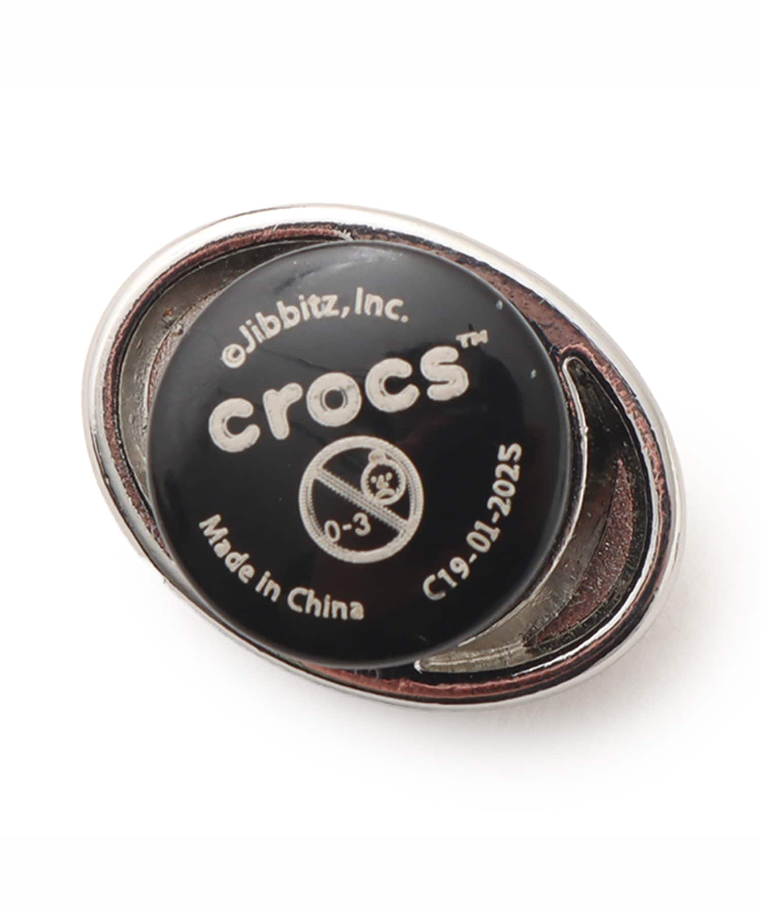 crocs Silver Turquoise Emblemの画像