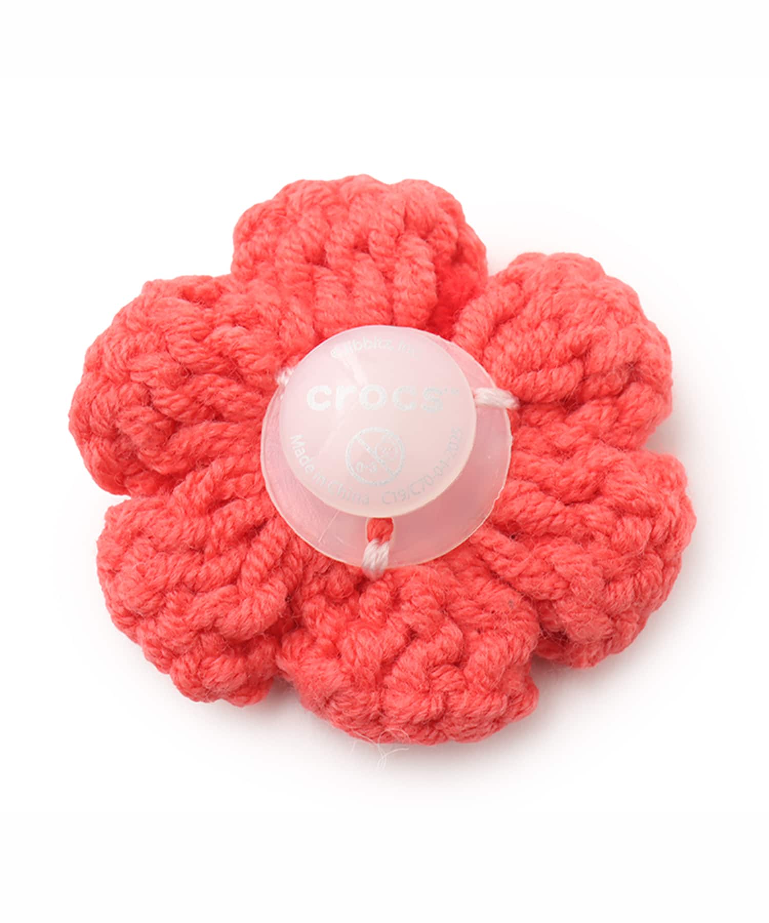 crocs Pink Crochet Flowerの画像