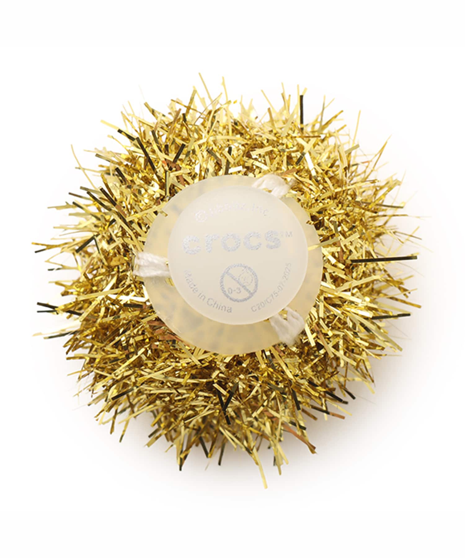 crocs Gold Tinsel Pomの画像