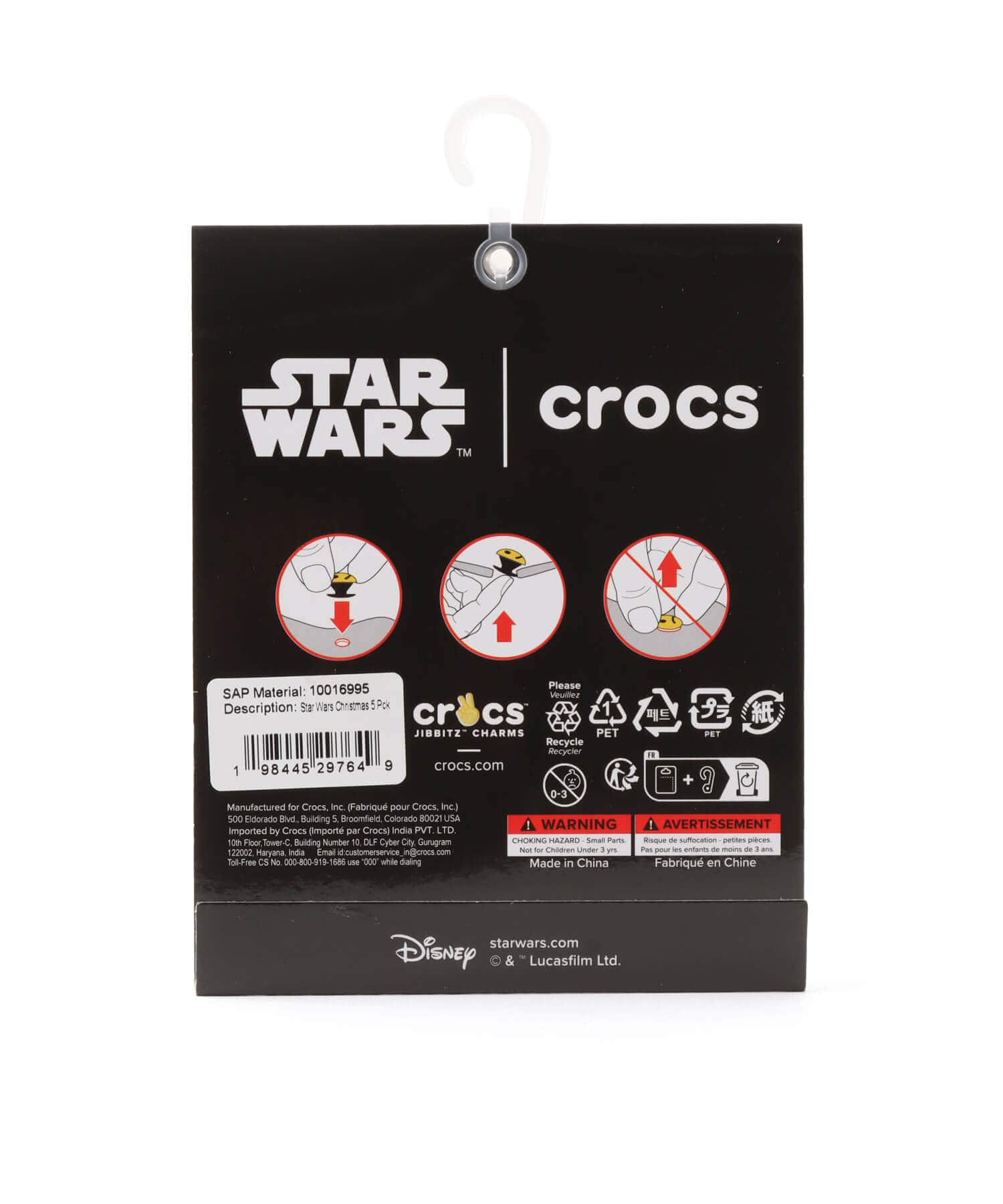 crocs Star Wars Christmas 5 Packの画像