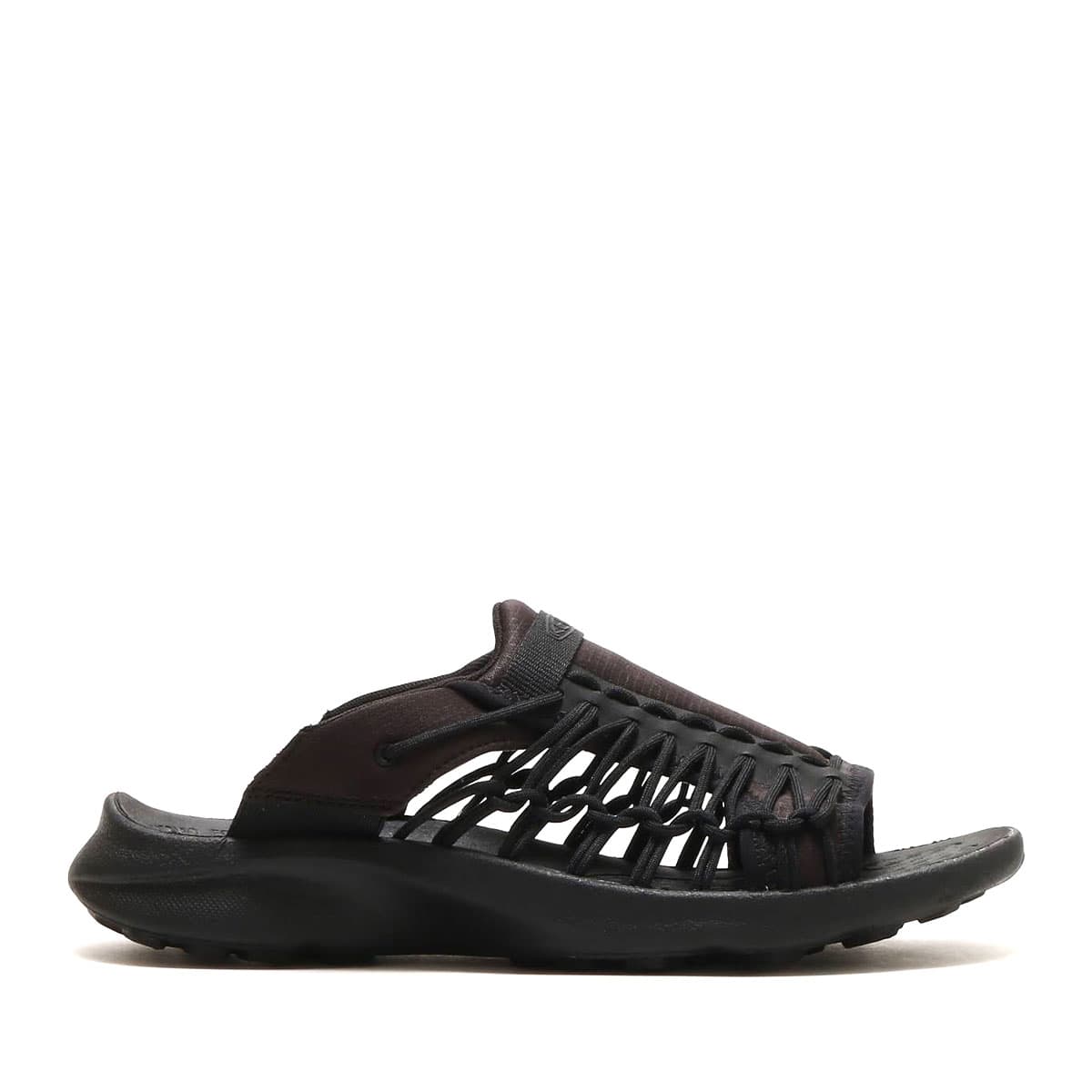 KEEN UNEEK SNK SLIDE BLACK/BLACKの画像