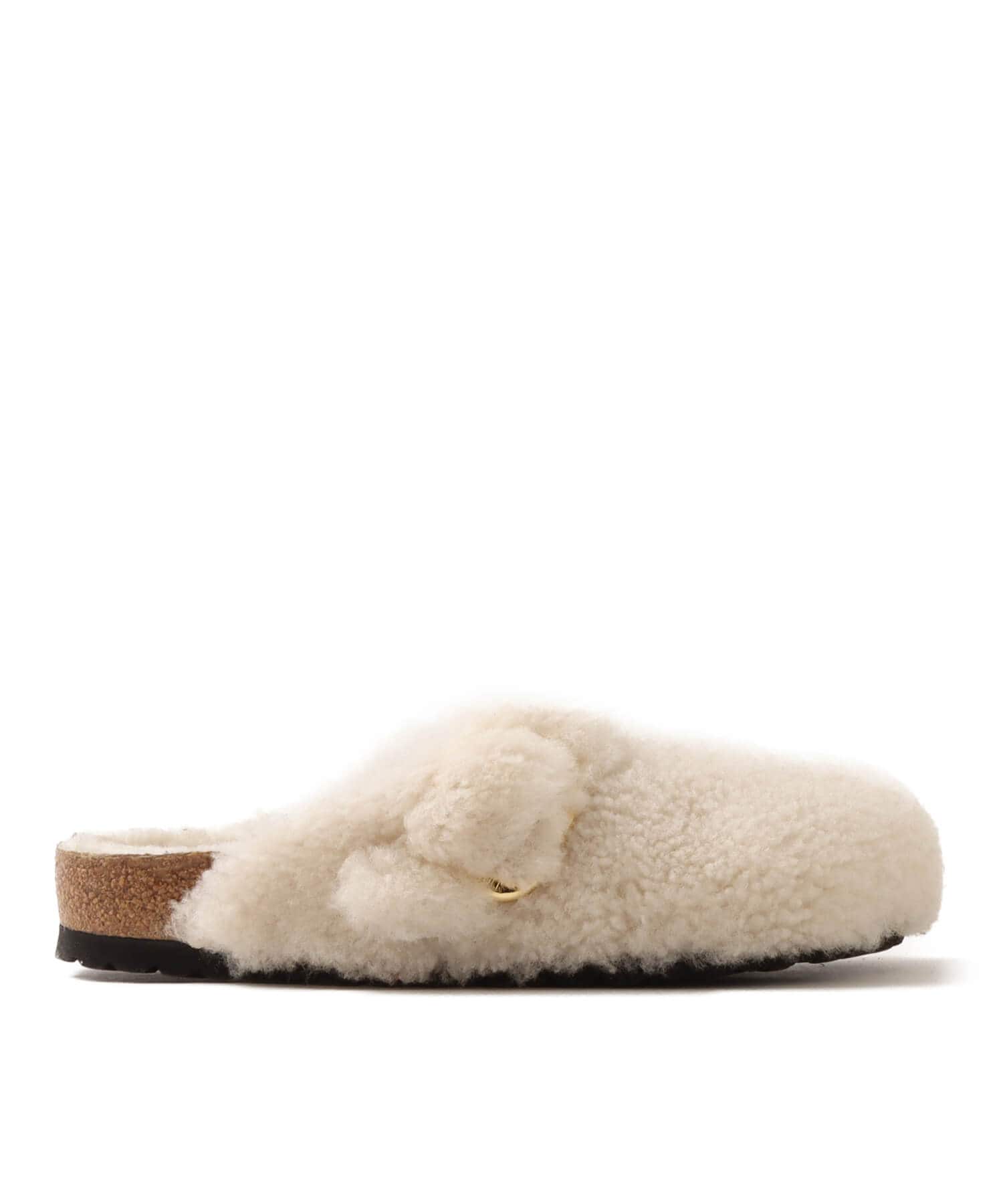 BIRKENSTOCK BOSTON BIG BUCKLE TEDDY EGGSHELL LAF EGGSHELLの画像