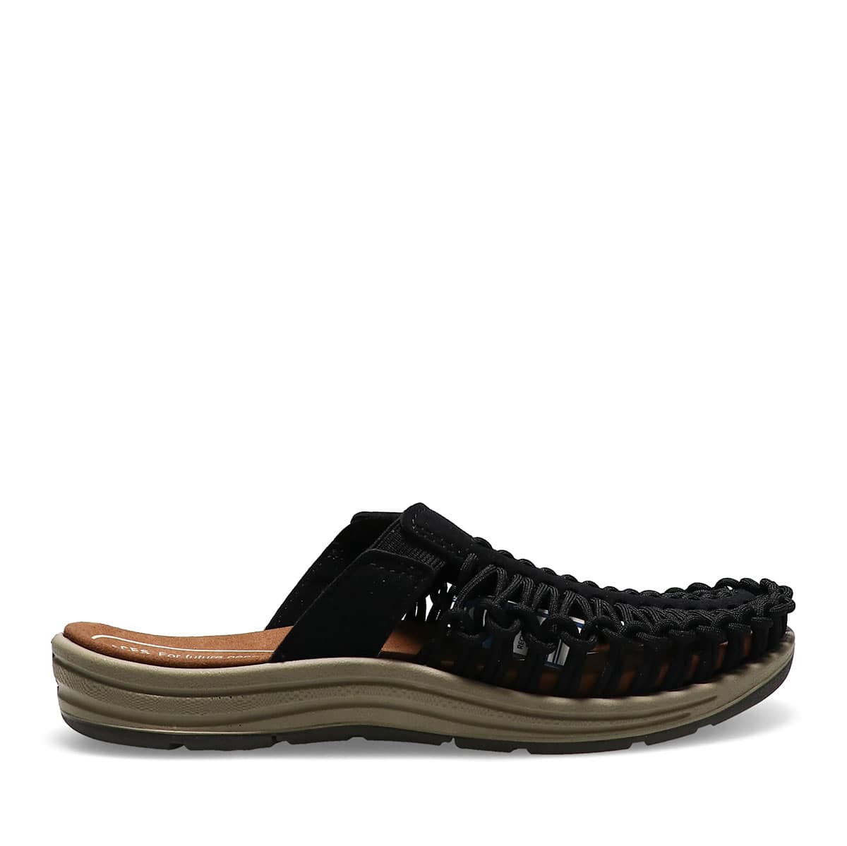 KEEN UNEEK II SLIDE Black/Plaza Taupe 22SS-Iの画像