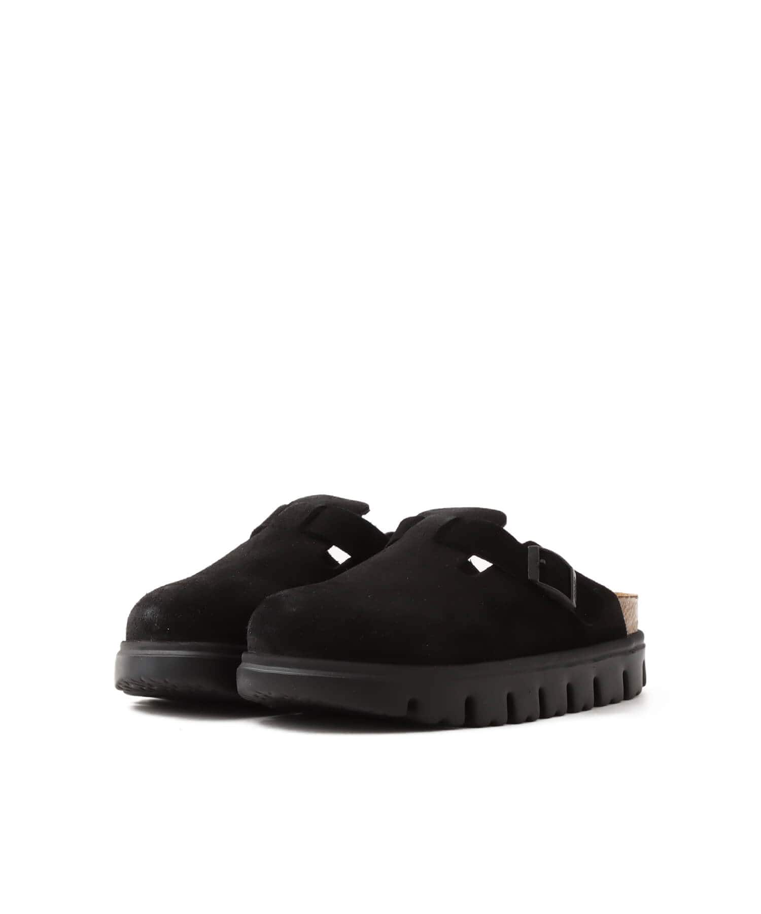 BIRKENSTOCK BOSTON CHUNKY LEVE BLACK/BLACK BLACKの画像