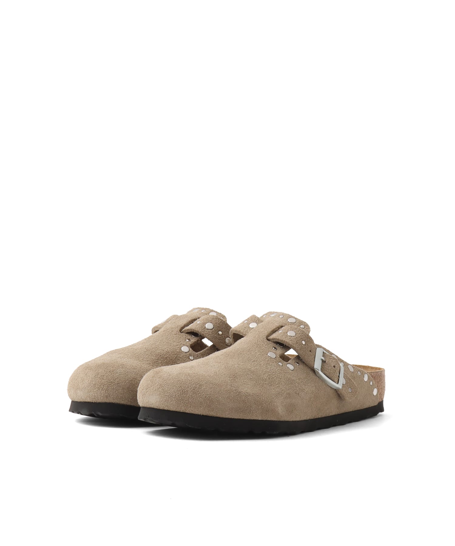 BIRKENSTOCK BOSTON RIVET LEVE TAUPE TAUPEの画像