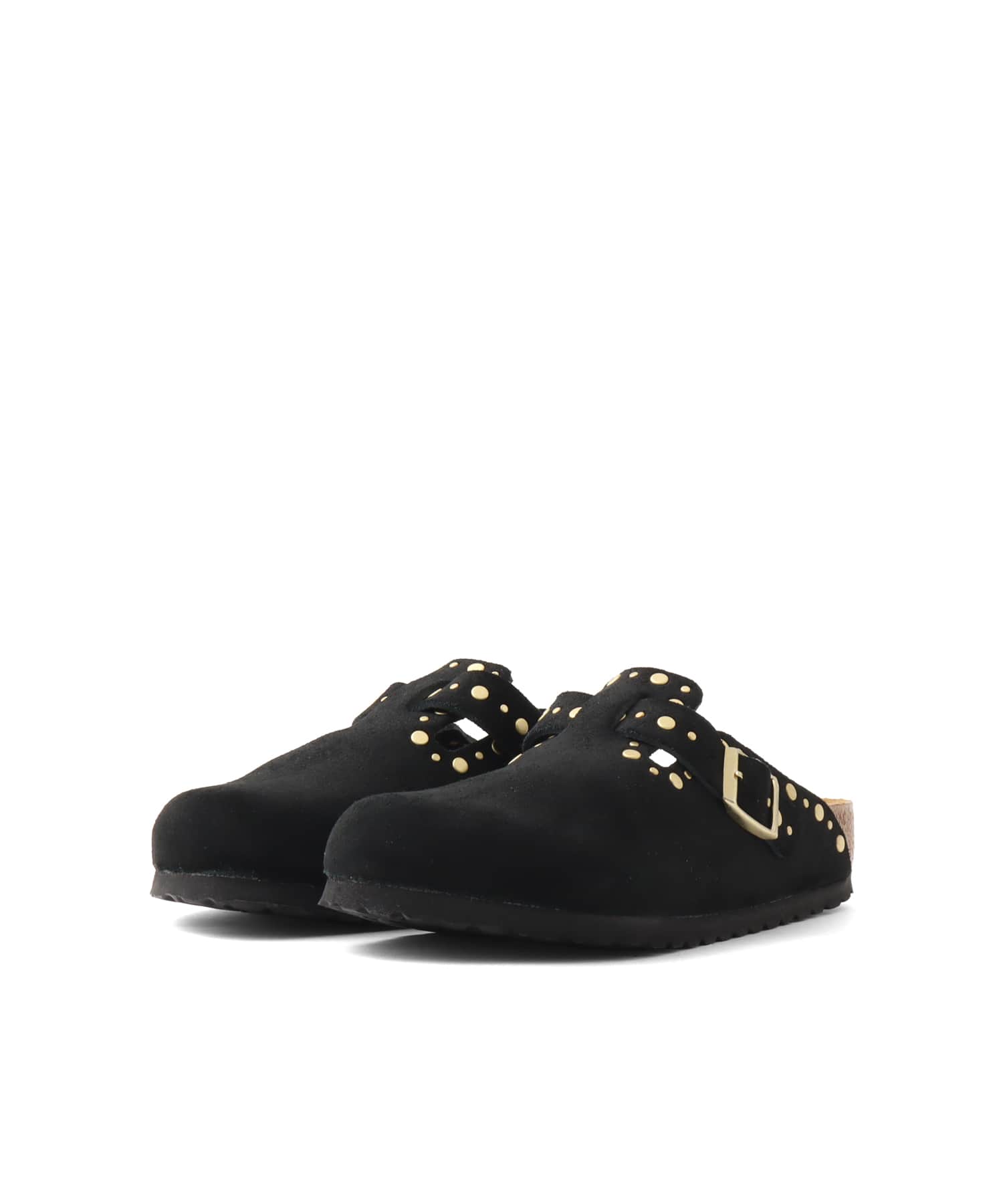 BIRKENSTOCK BOSTON RIVET LEVE BLACK BLACKの画像