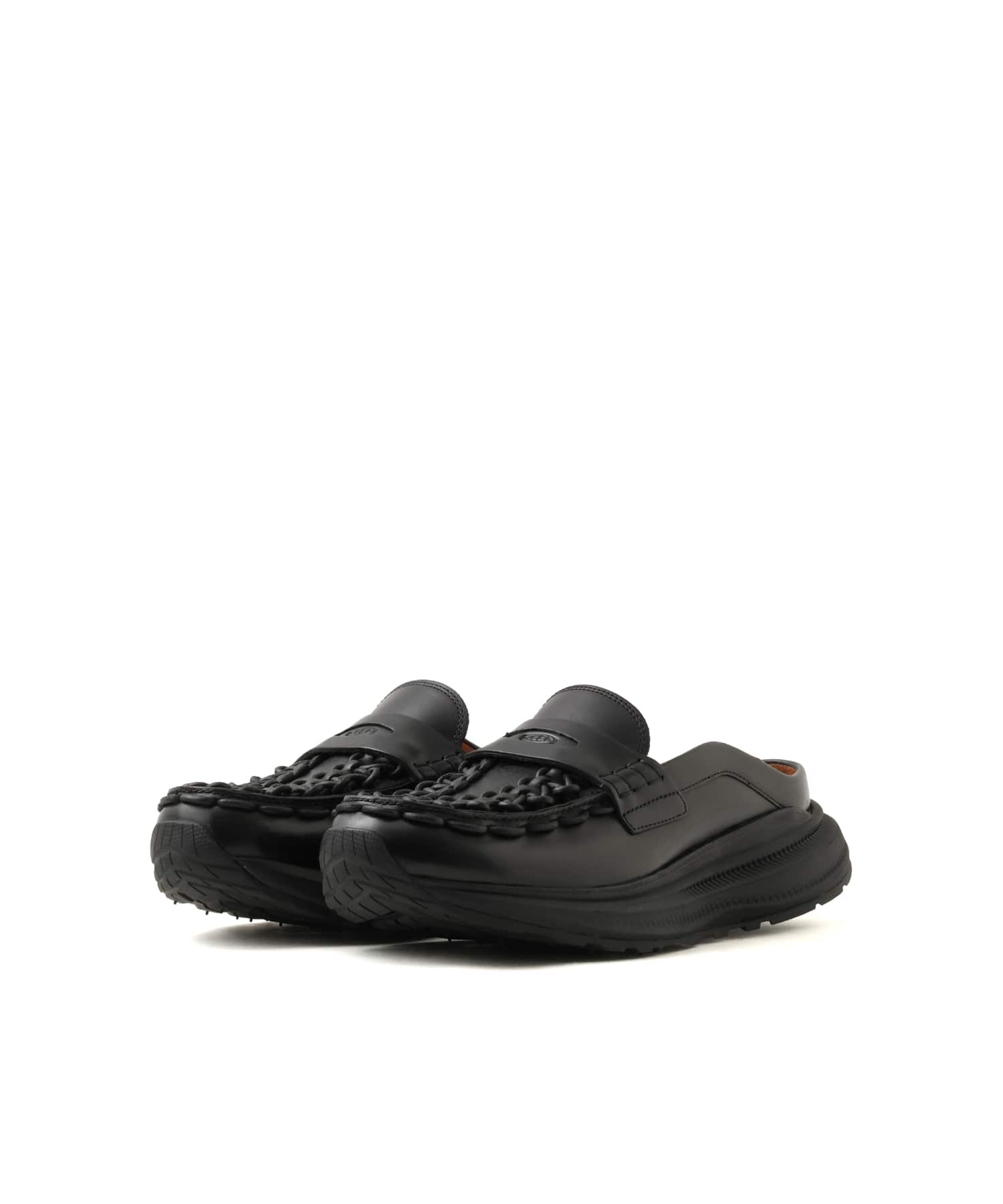 KEEN UNEEK LOAFER MULE WK BLACKの画像