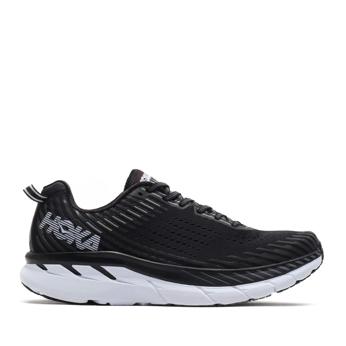 HOKA ONE ONE Clifton 5 BLACK/WHITE 18FW-I