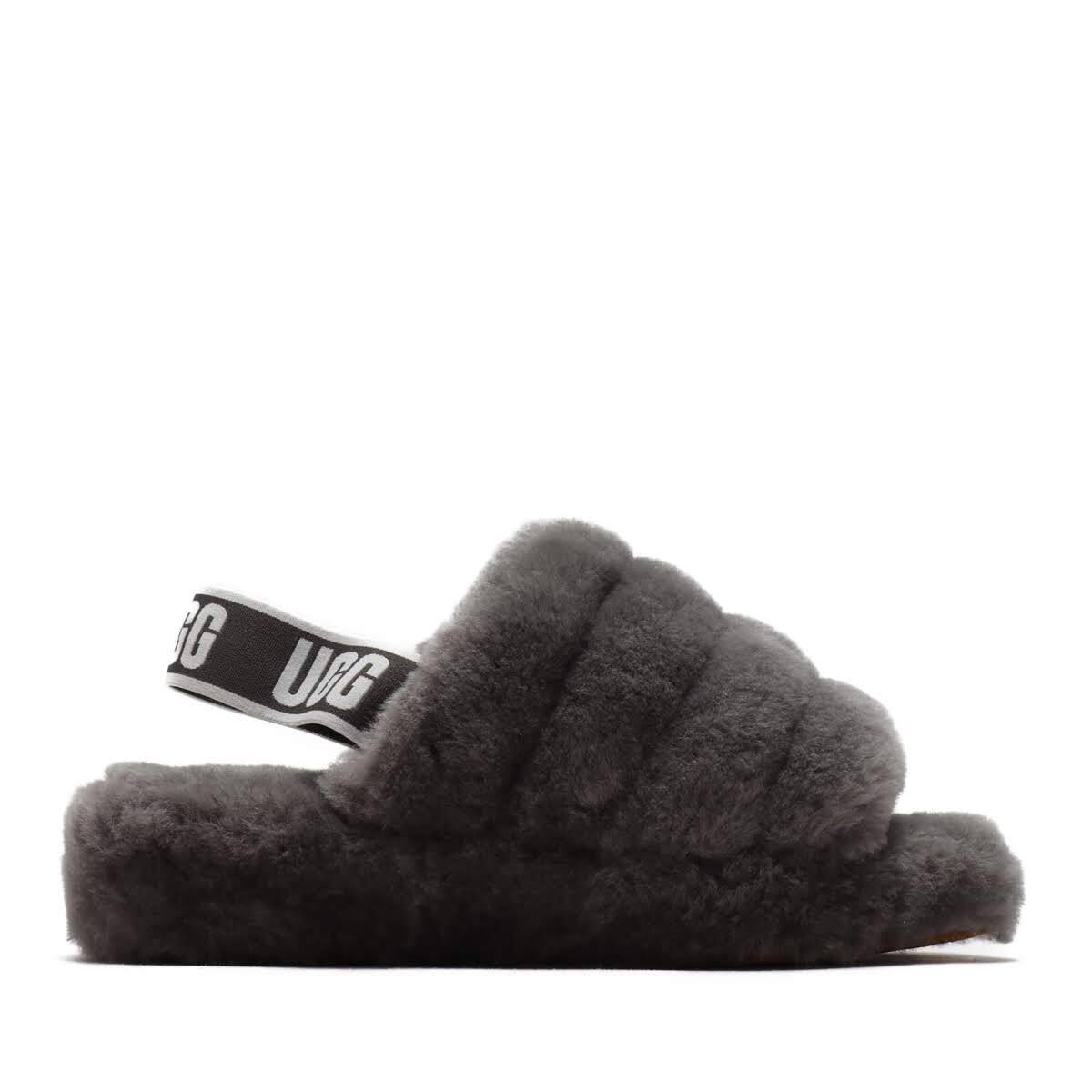 ugg fluff yeah charcoal