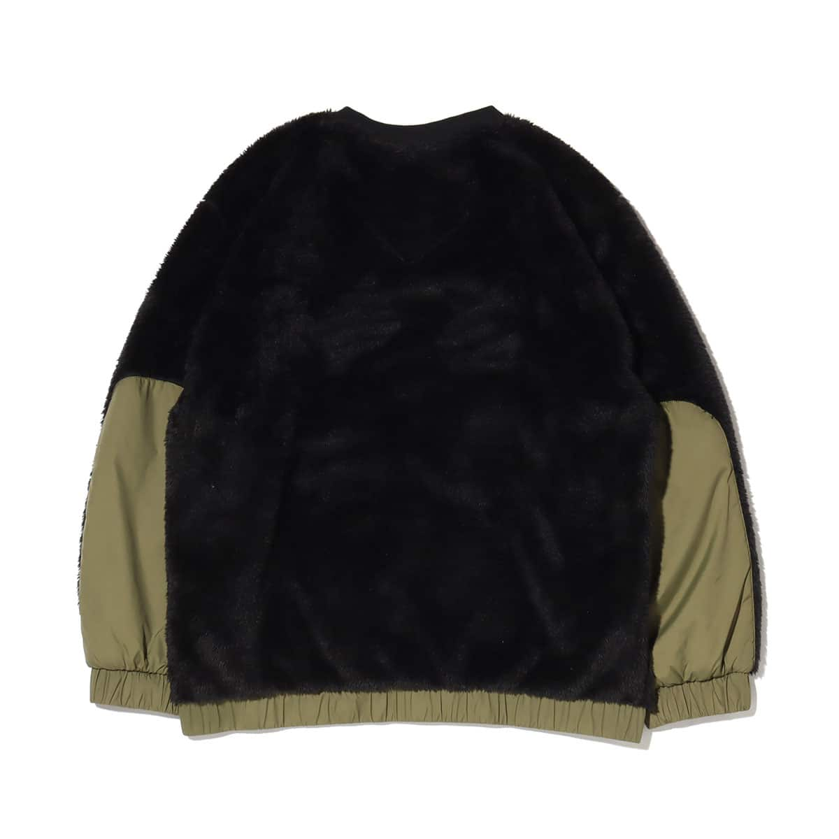 UGG Niko Sherpa Crewneck BLACK / OLIVE 21FW-I