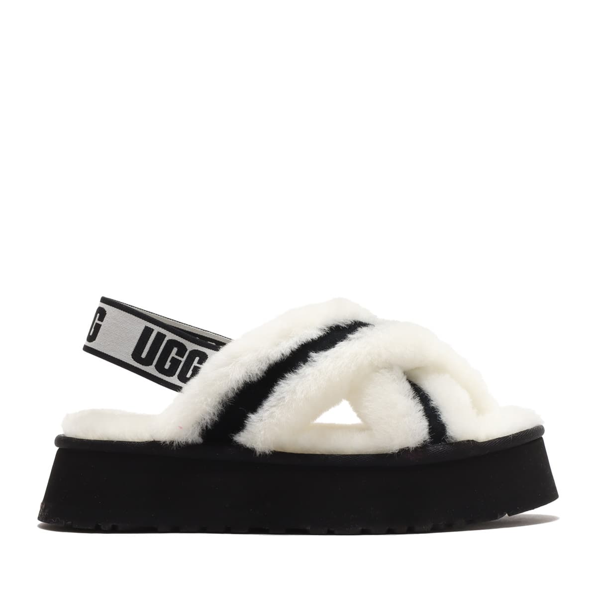 UGG W DISCO CROSS SLIDE WHITE 22SS-I