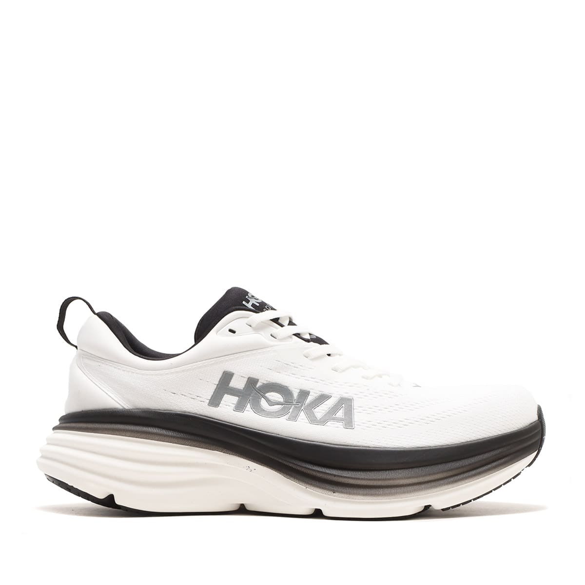 HOKA BONDI 8 WHITE / BLACK