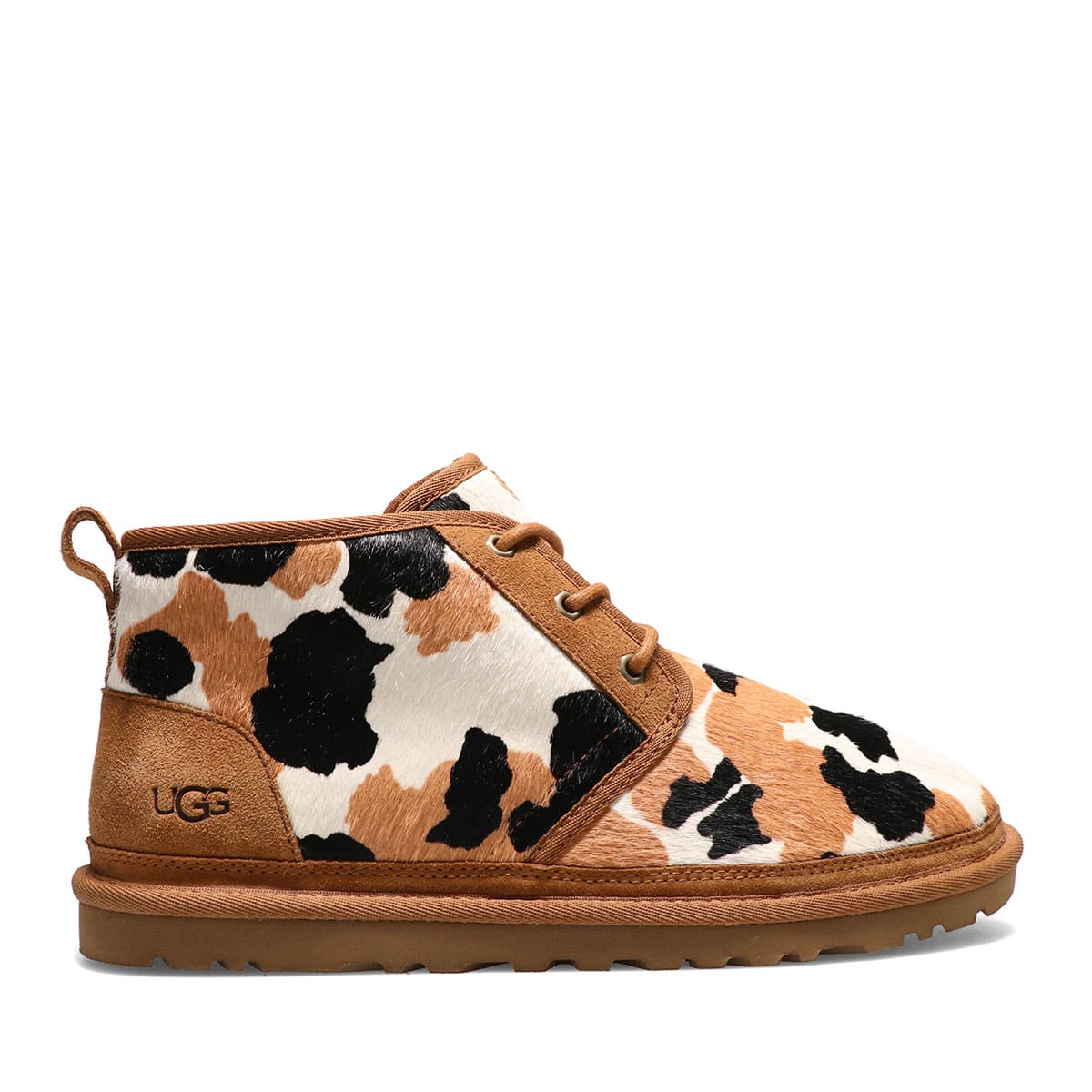 UGG NEUMEL COW PRINT CHESTNUT 21FW-I