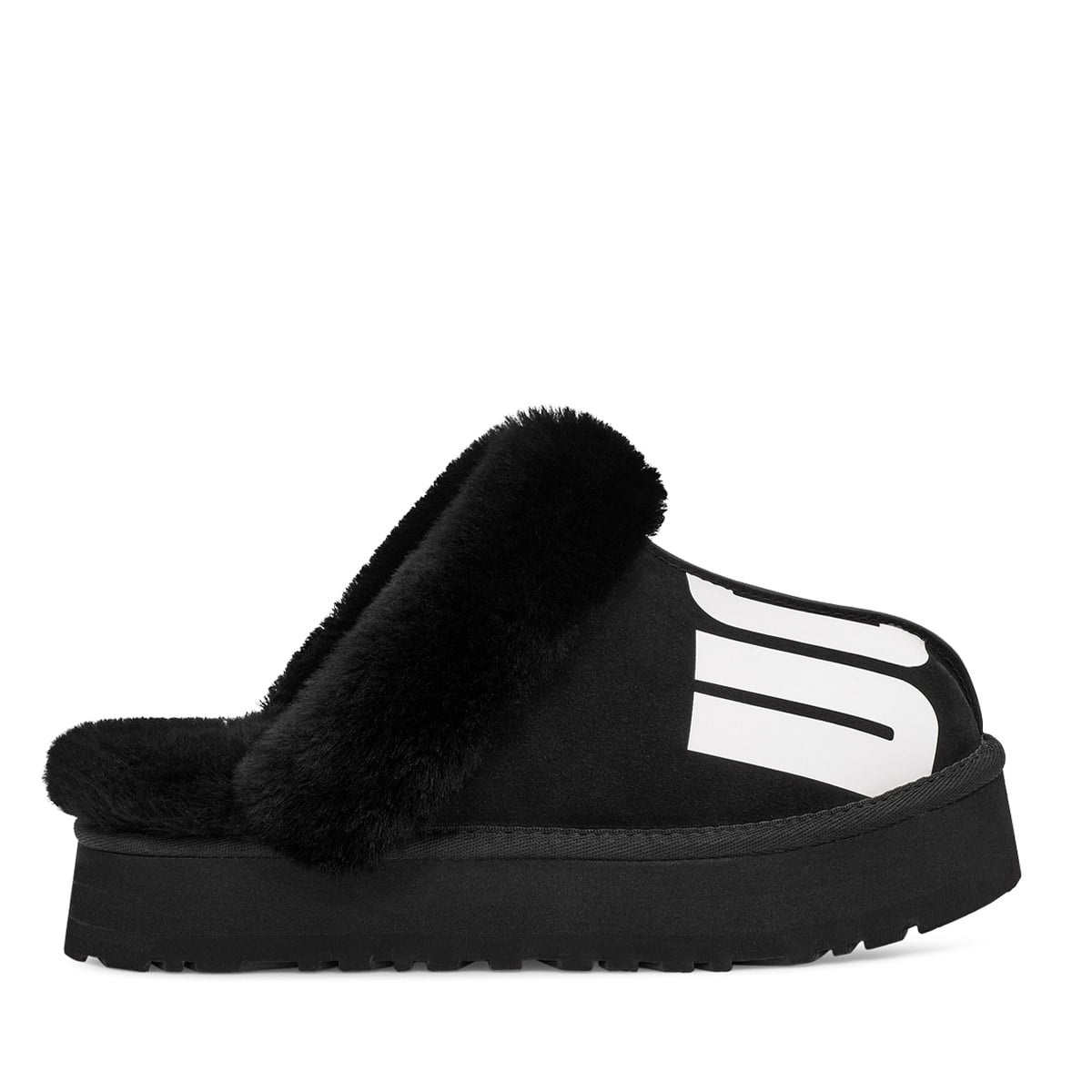 好きに DISQUETTE UGG CHOPD チョップ ディスケット 21FW-I（アグ BLACK 靴