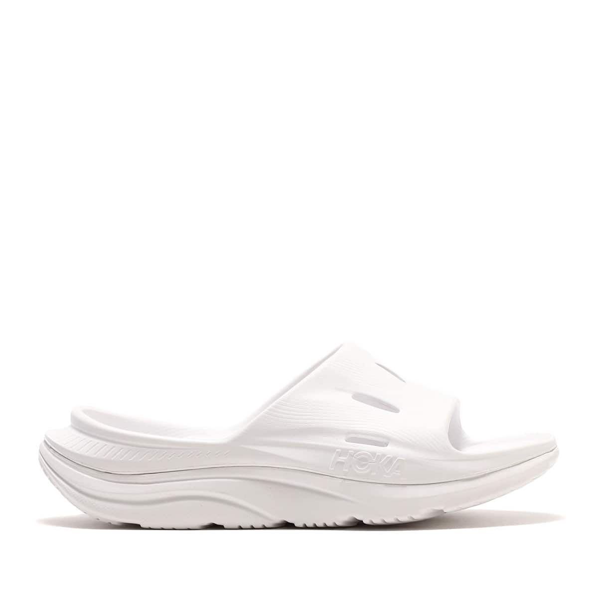 HOKA ORA RECOVERY SLIDE 3 WHITE / WHITE の画像