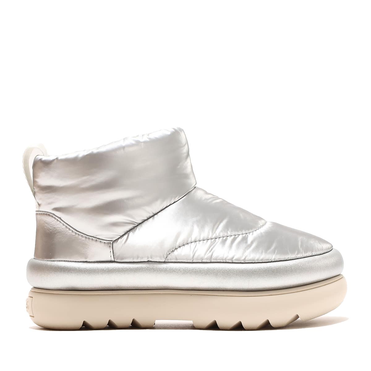 UGG W CLASSIC MAXI MINI METALLIC SILVER 22FW-I