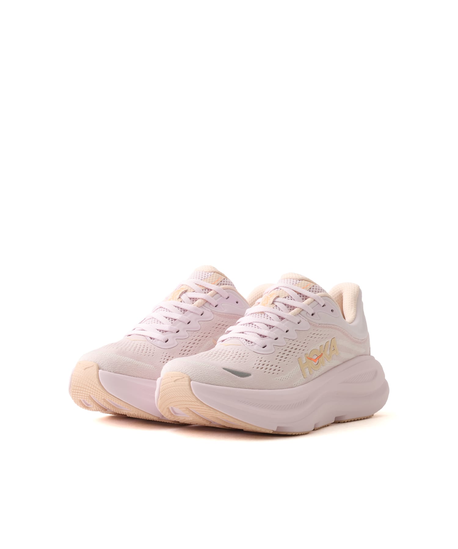 HOKA BONDI 9 LILAC CREAM / TANGERINE GLOWの画像