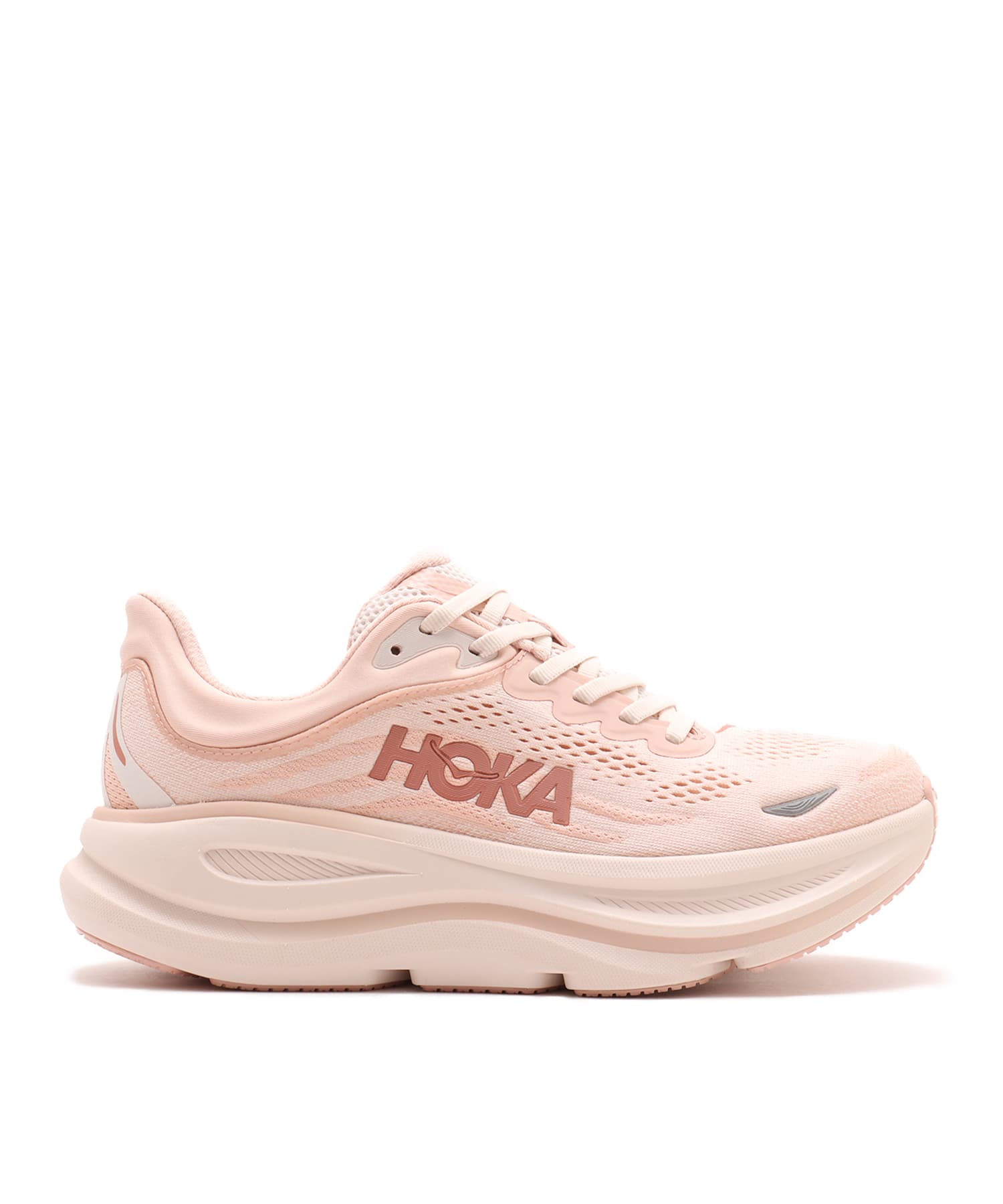 HOKA BONDI 9 ROSE LATTE / ROSE CREAMの画像