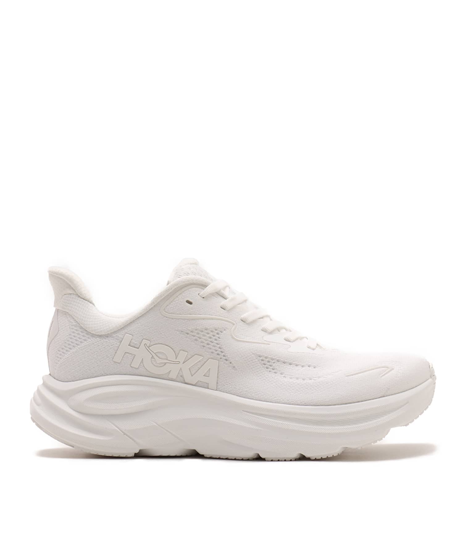 衝撃の激安コスパ・掘り出し物も / WHITE 10 CLIFTON HOKA WHITE（ホカ 10-ホワイト クリフトン スパイク・シューズ