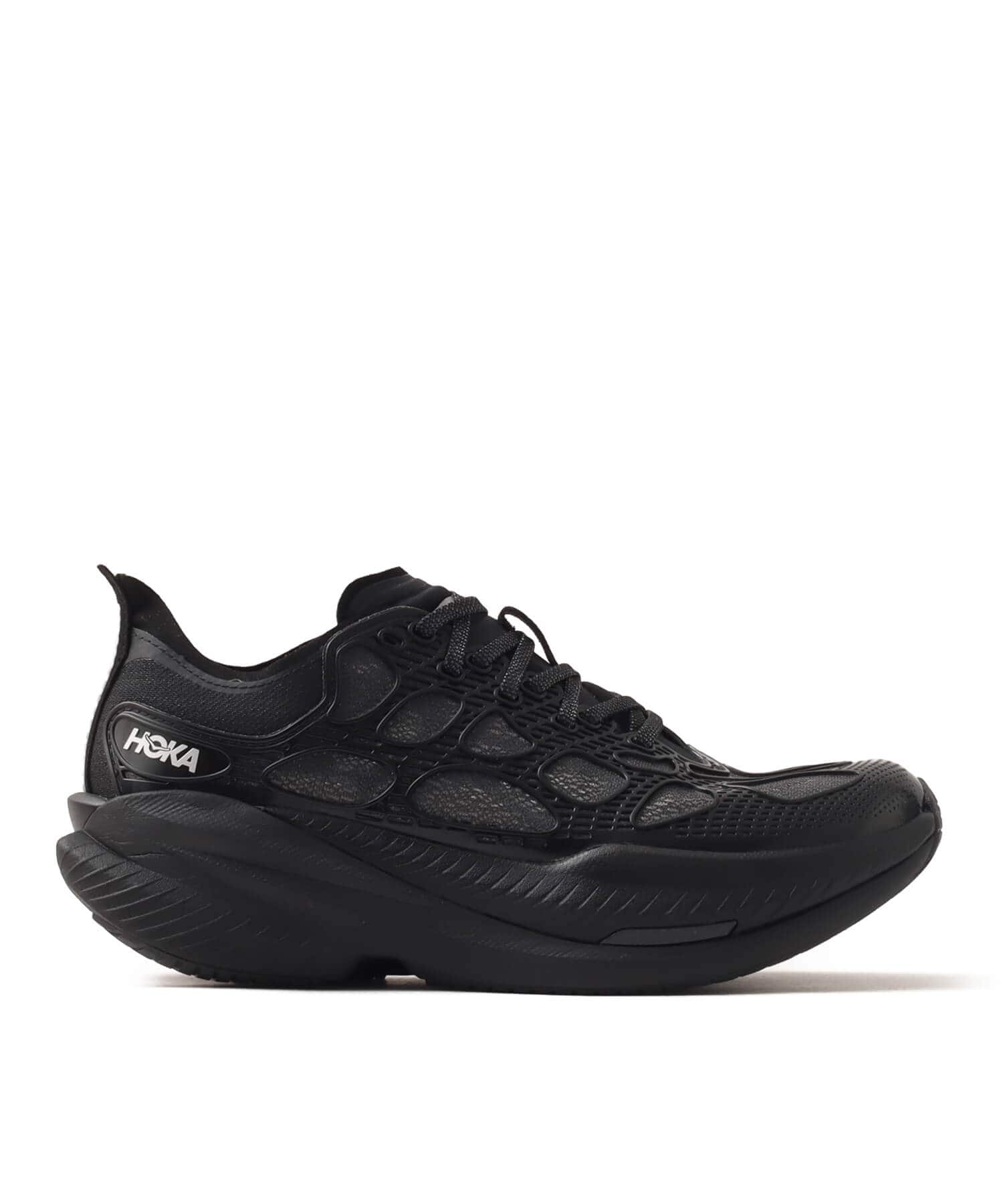HOKA MACH CAGED BLACK / MIDNIGHT BLUEの画像