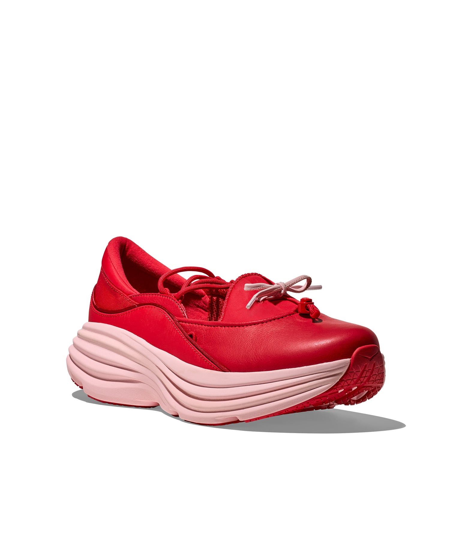 HOKA BONDI MARY JANE CERISE / ROSE TEAの画像