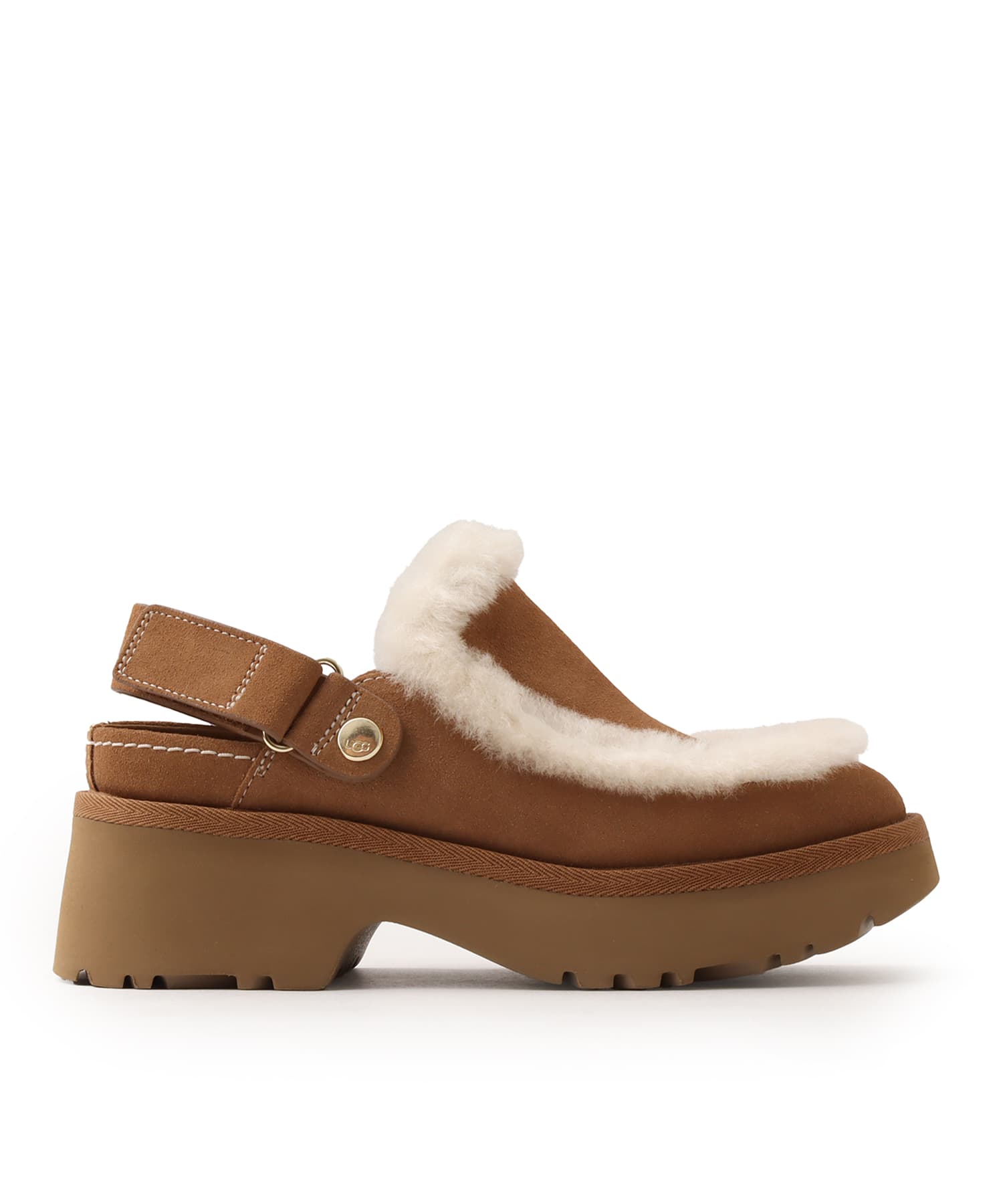 UGG W ESMEE CLOG CHESTNUTの画像