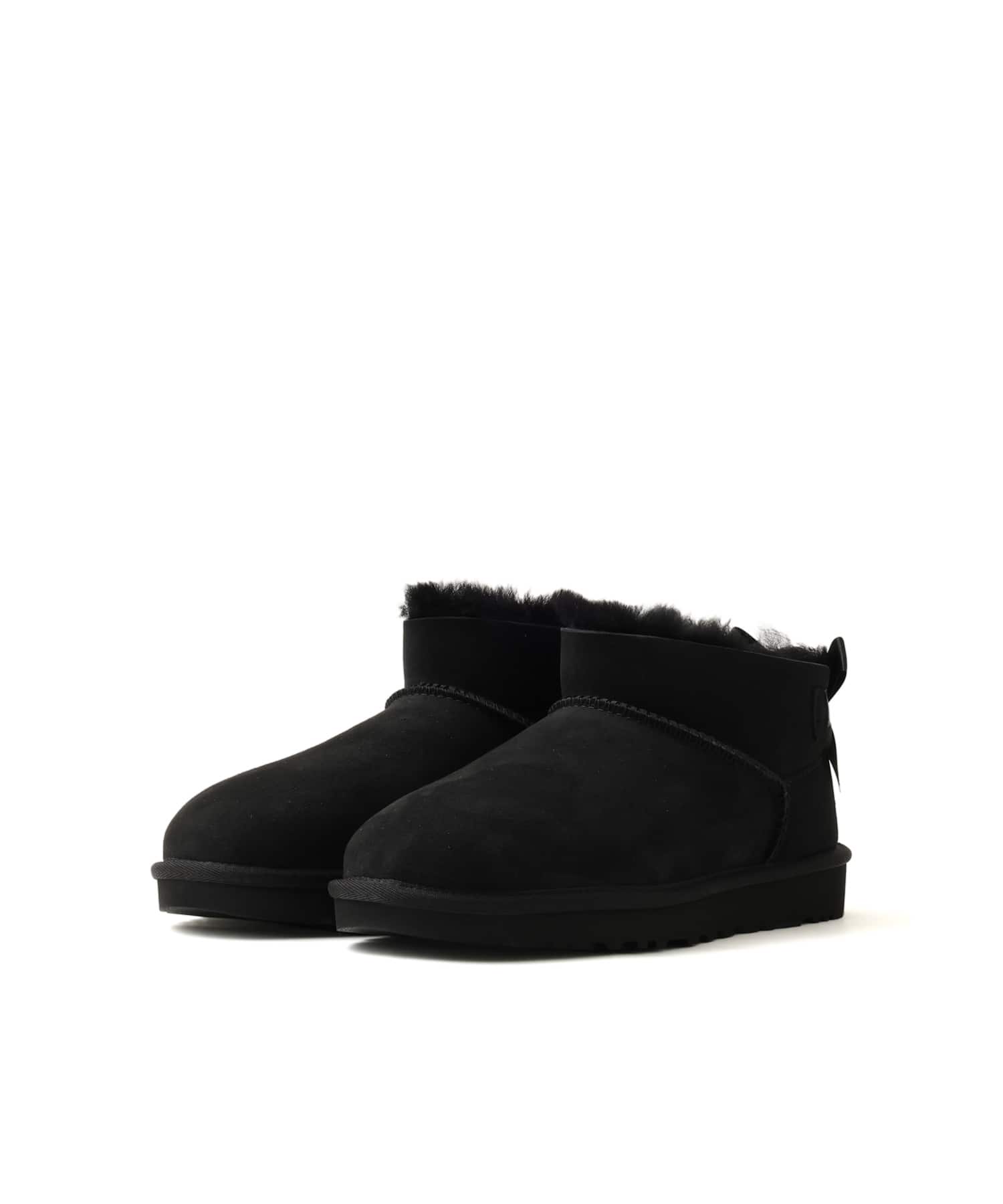 UGG W ULTRA MINI BAILEY BOW BLACKの画像