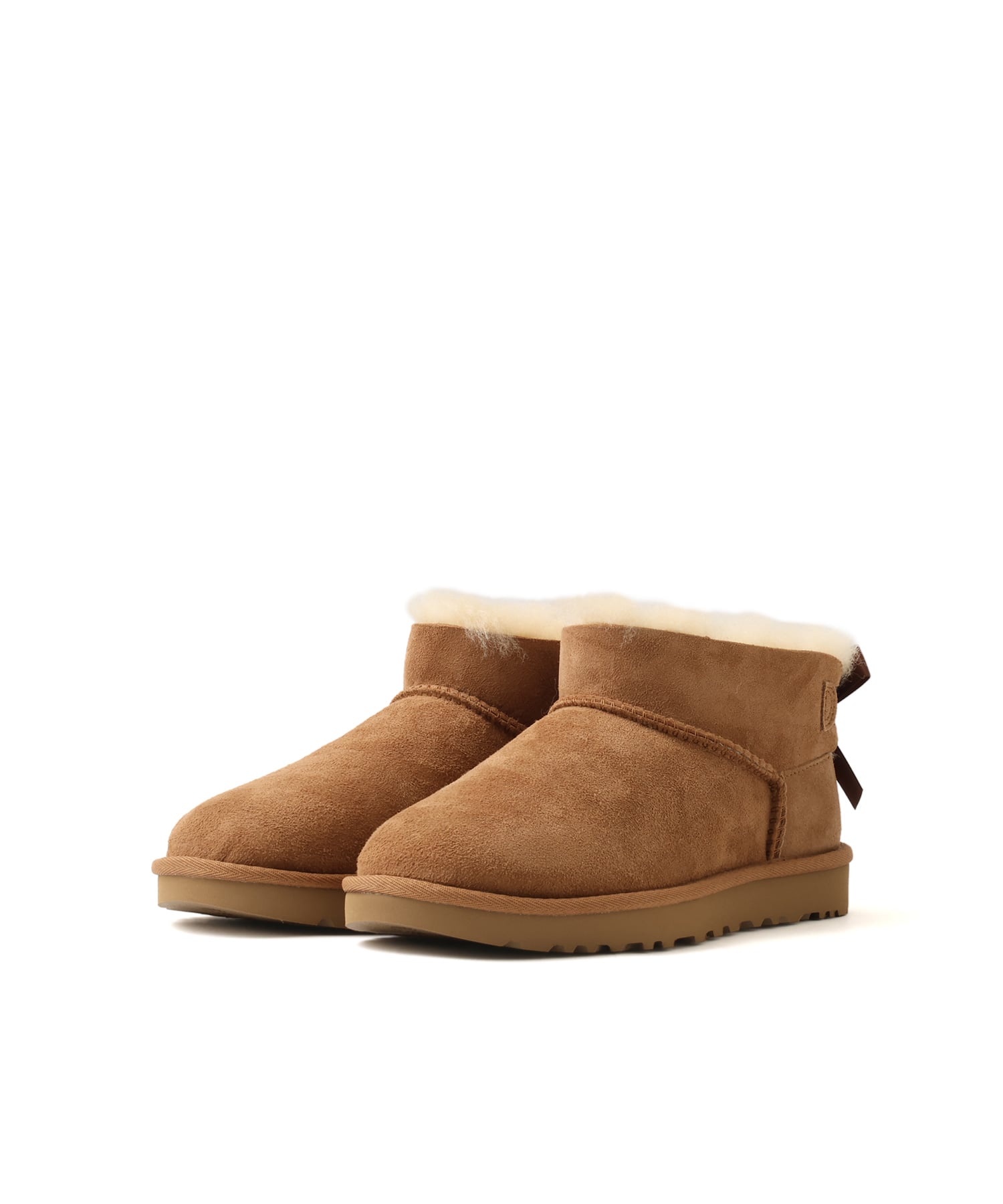 UGG W ULTRA MINI BAILEY BOW CHESTNUTの画像