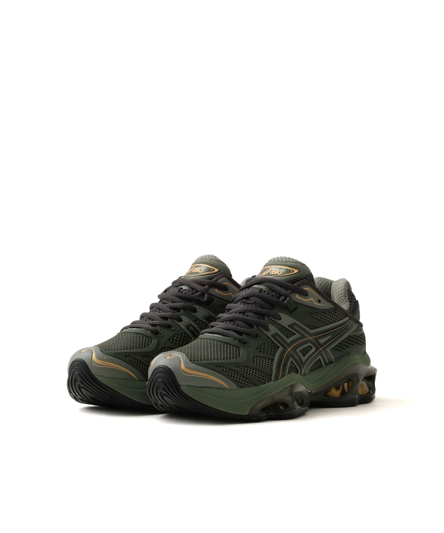 asics GEL-KINETIC 2.0 OBSIDIAN GREY/OLIVE CANVASの画像