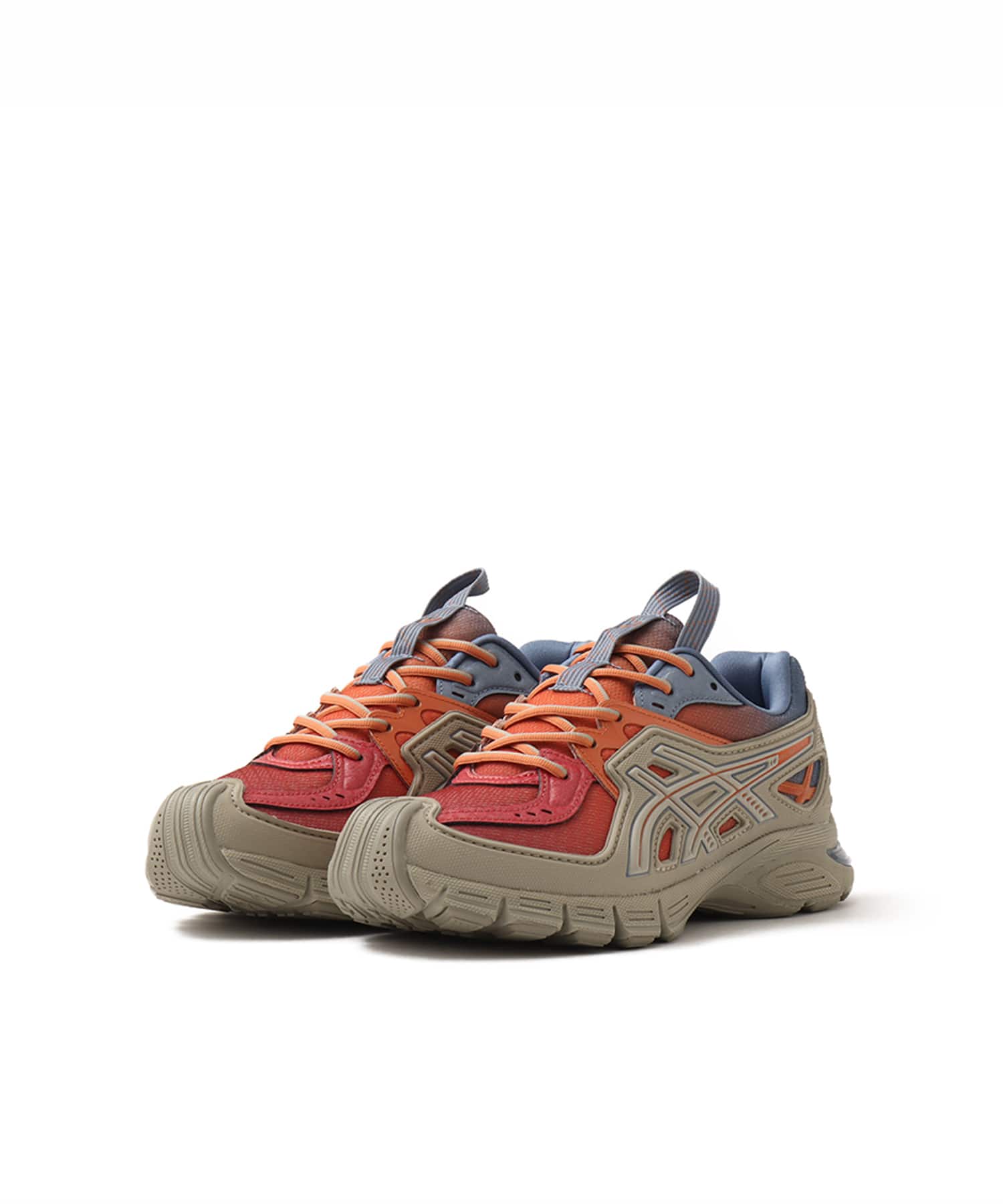 asics UB13-S GEL-SD-LYTE OLIVE GREY/RUST ORANGEの画像