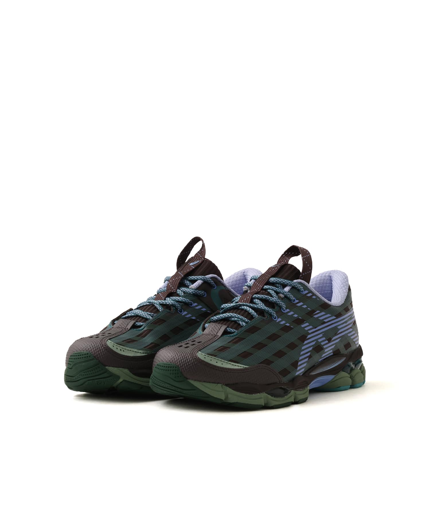 asics US8-S GEL-SJ33 ROASTED COFFEE/PERIWINKLE BLUEの画像