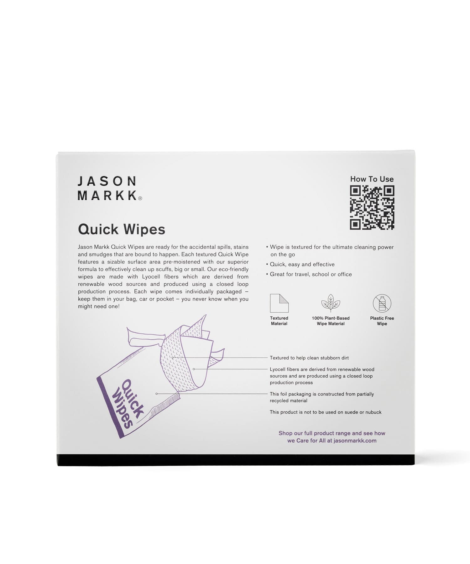 JASON MARKK Quick Wipes 30 Pack CLEARの画像