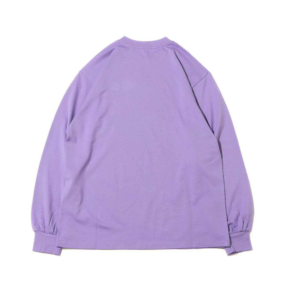 ANNA SUI NYC 蝶刺繍 ベーシック ロンT PURPLE 23FA-Iの画像
