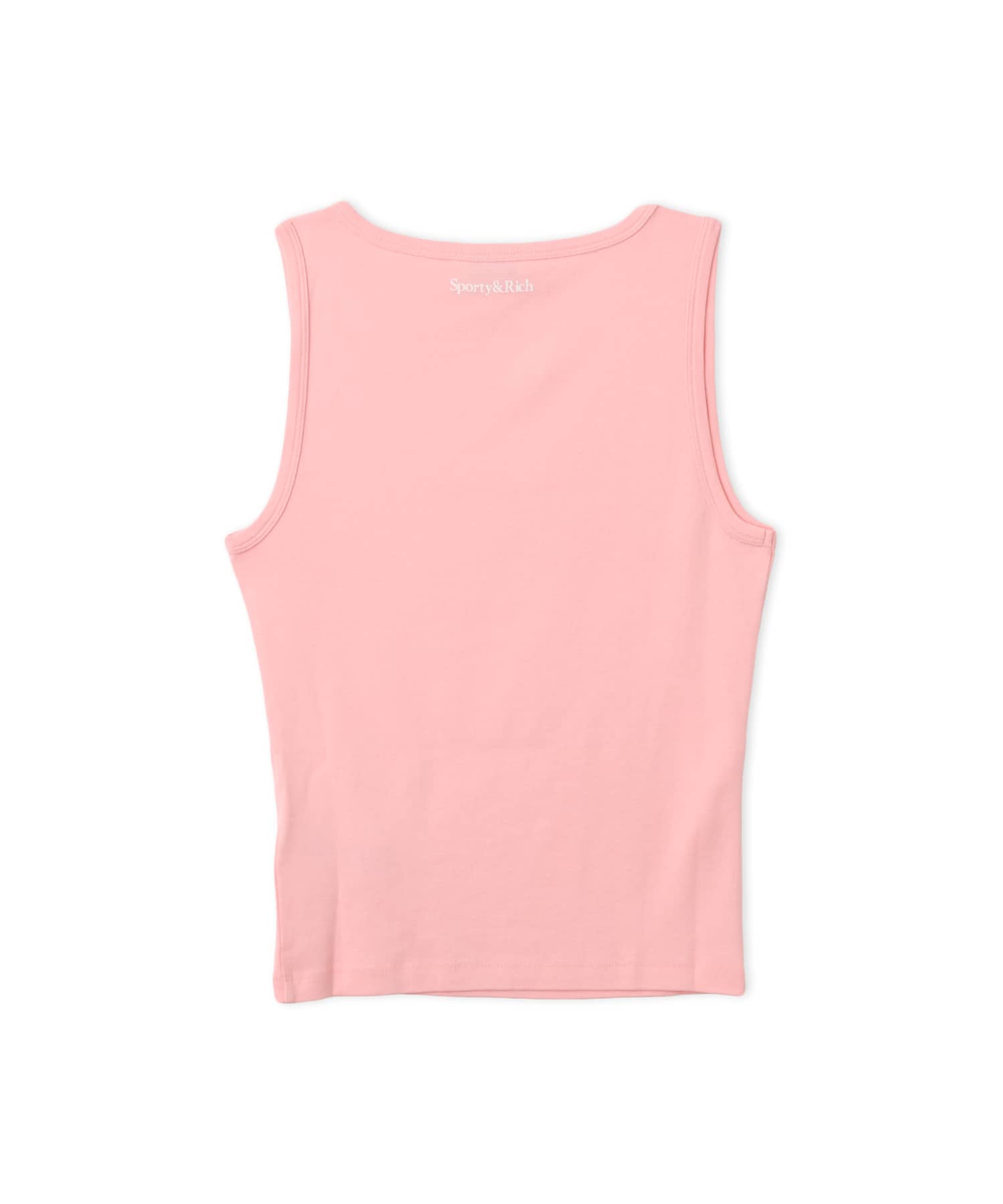 SPORTY＆RICH Yankees Krystal Cropped Tank Candy/Whiteの画像