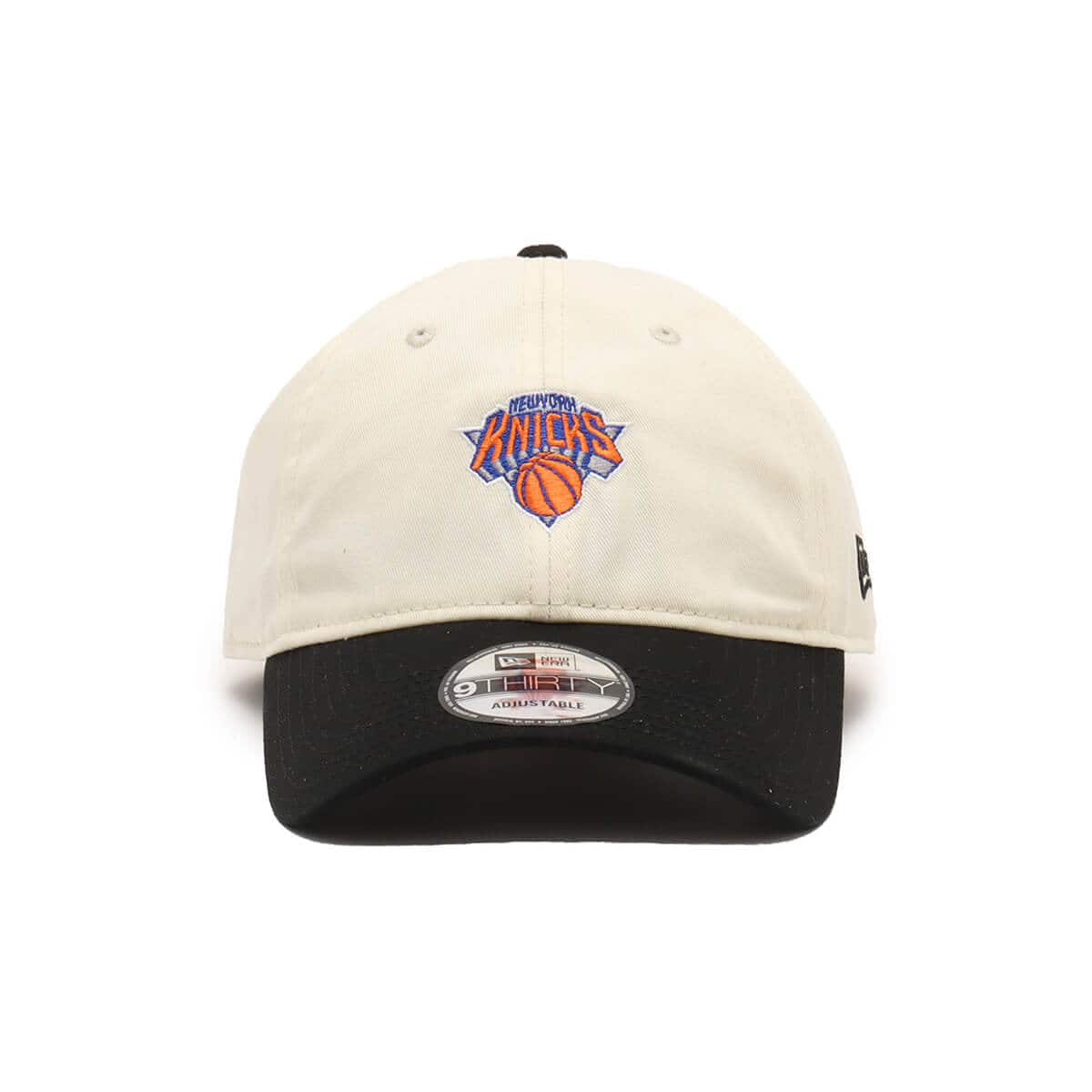 NEW ERA 9THIRTY NBA MINI LOGO New York Knicks CREAM BLACKの画像