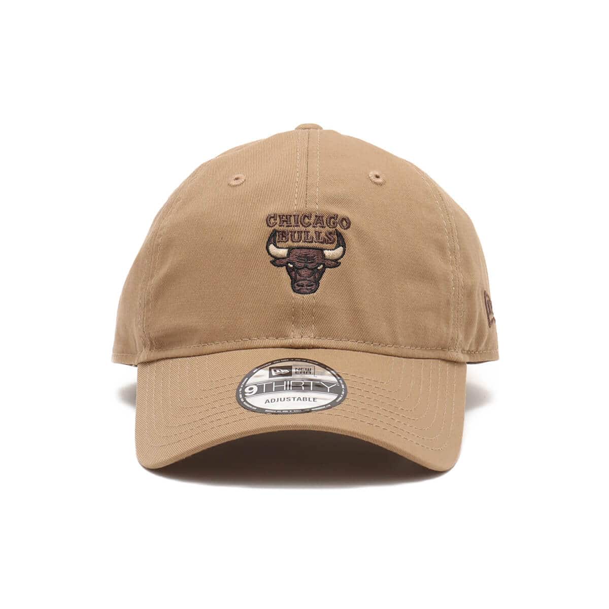 NEW ERA 9THIRTY NBA MINI LOGO Chicago Bulls KHAKIの画像