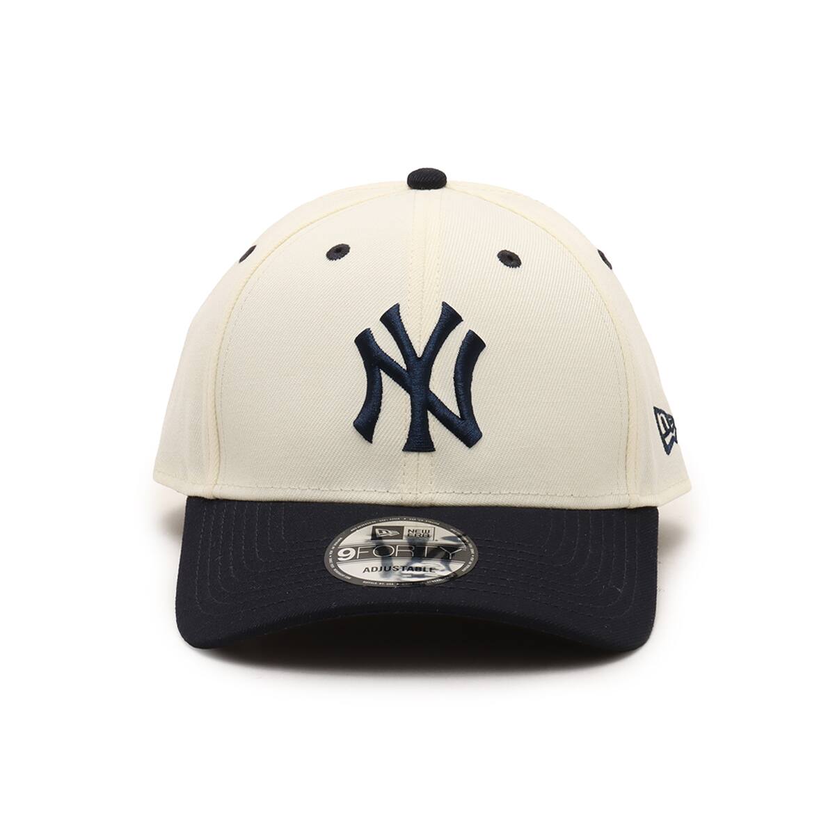 NEW ERA 9FORTY MLB 2TONE WOVEN LABEL New York Yankees BEIGE