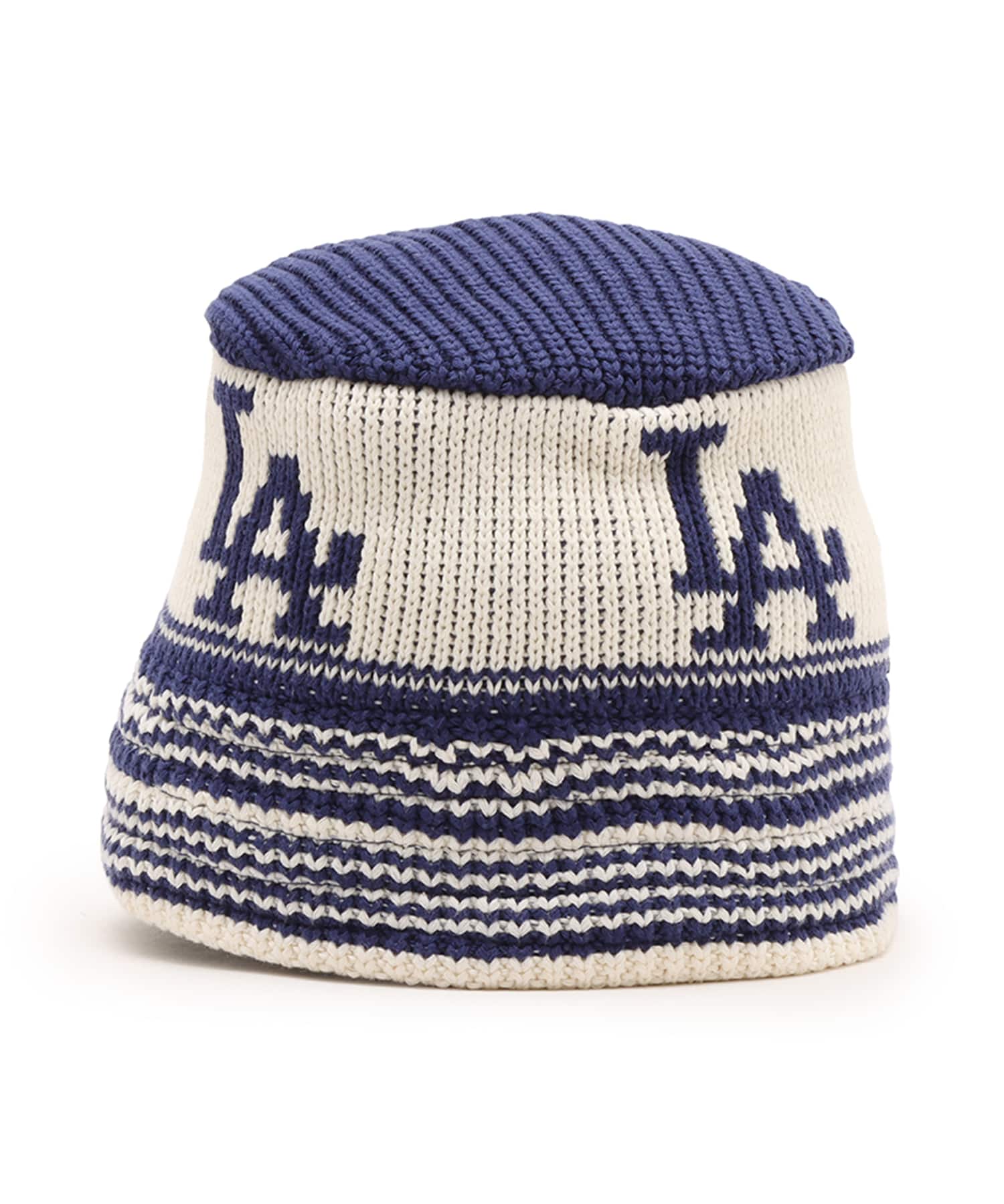 NEW ERA KNIT BUCKET New York Yankees WHITEの画像