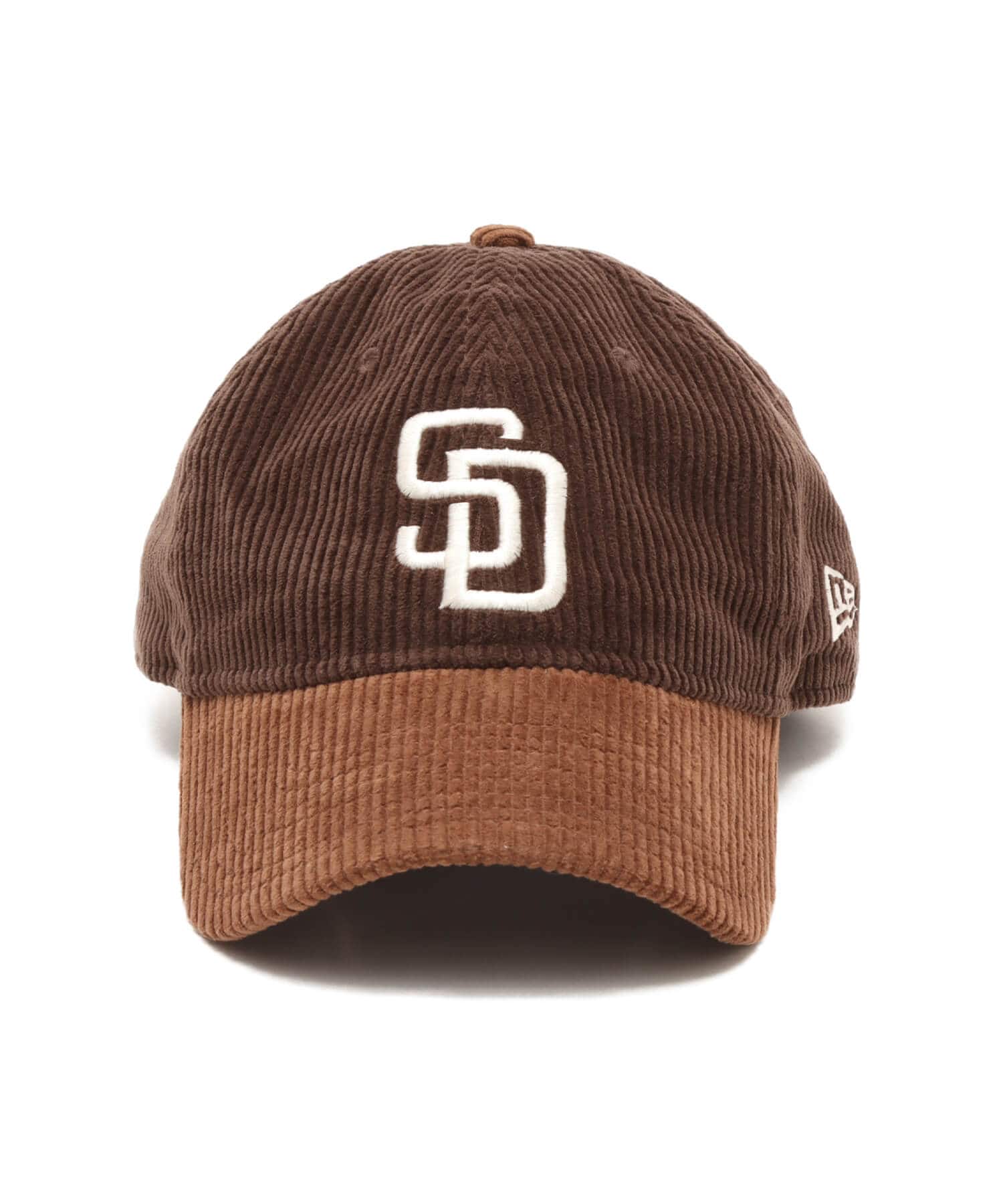 NEW ERA 9TWENTY CS MLB 8W Corduroy San Diego Padres BROWNの画像