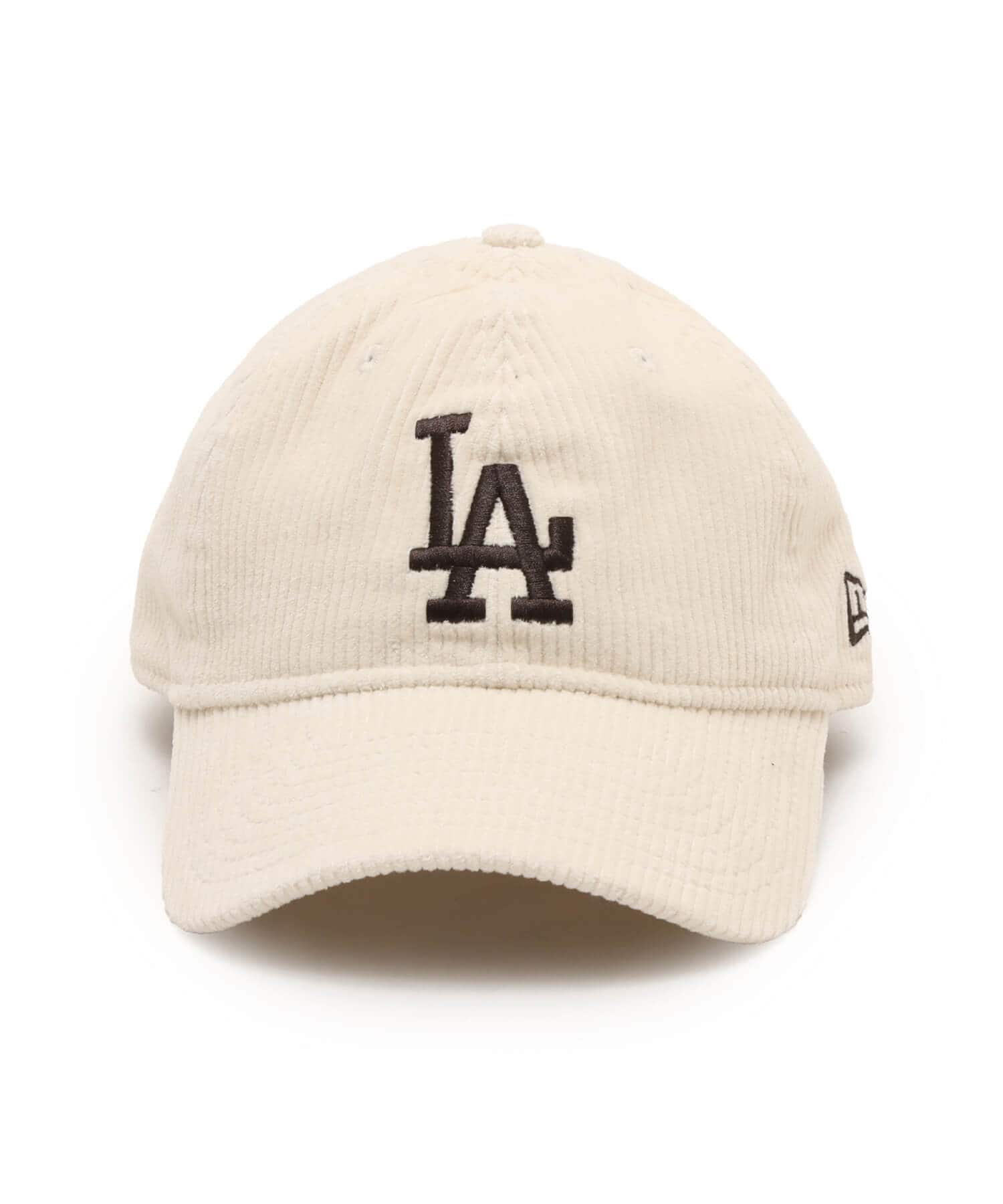 NEW ERA 9TWENTY CS MLB 8W Corduroy Los Angeles Dodgers WHITEの画像
