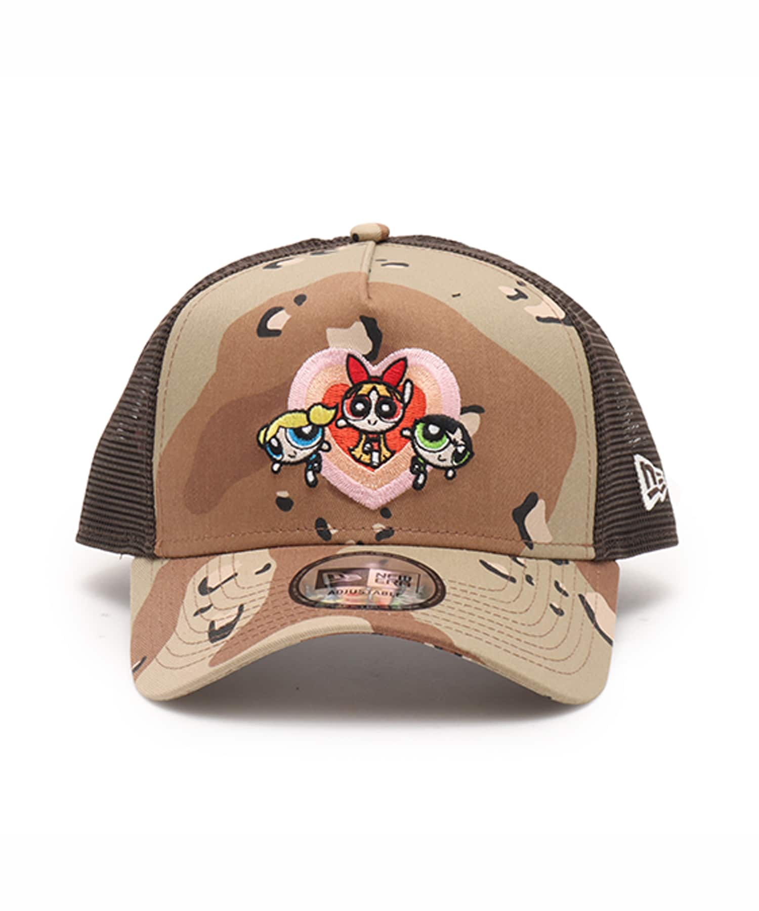 NEW ERA 9FORTY A-Frame Trucker The Powerpuff Girls Heartの画像