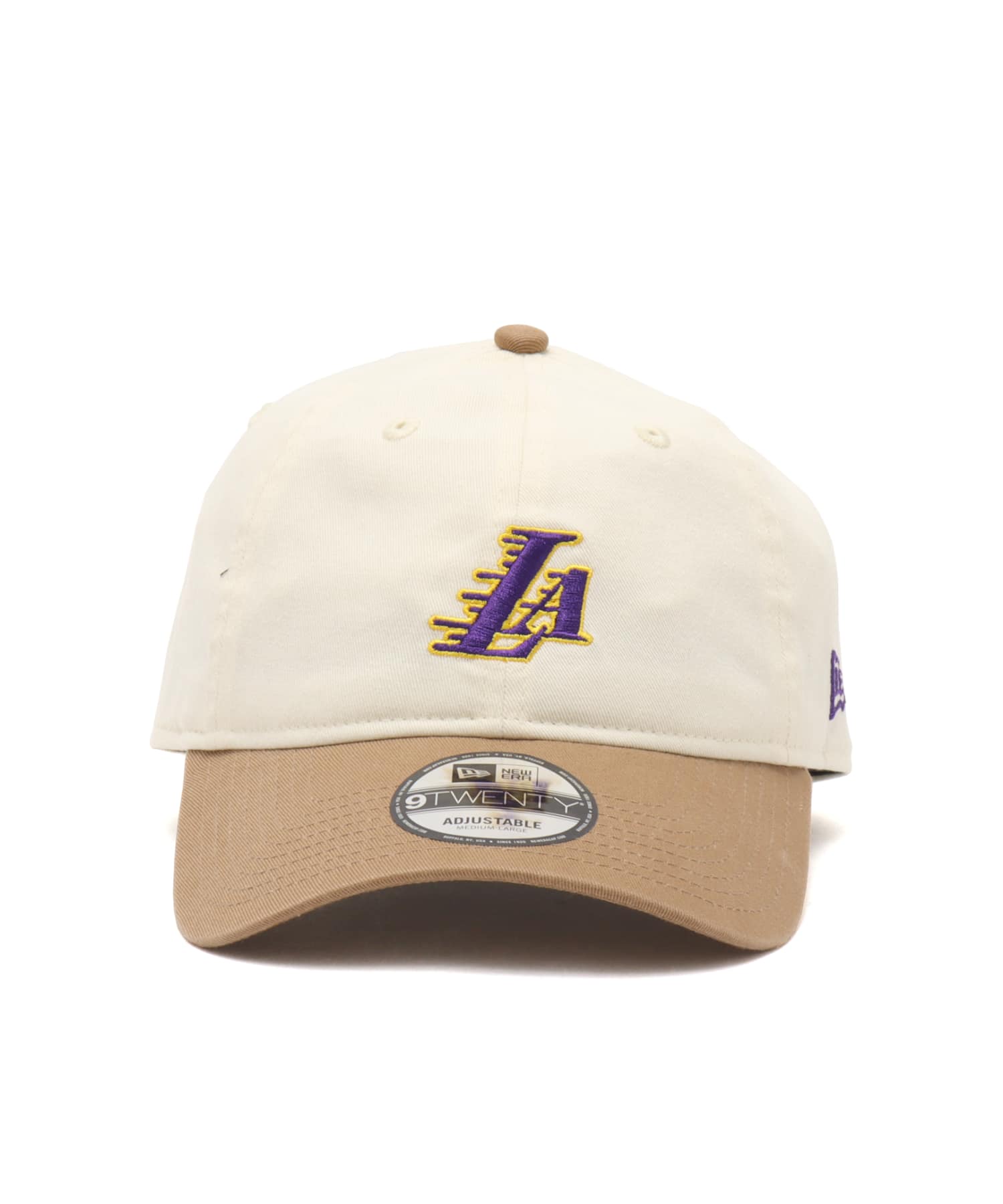 NEW ERA 9TWENTY NBA Mini Logo Los Angeles Lakers KAHKIの画像