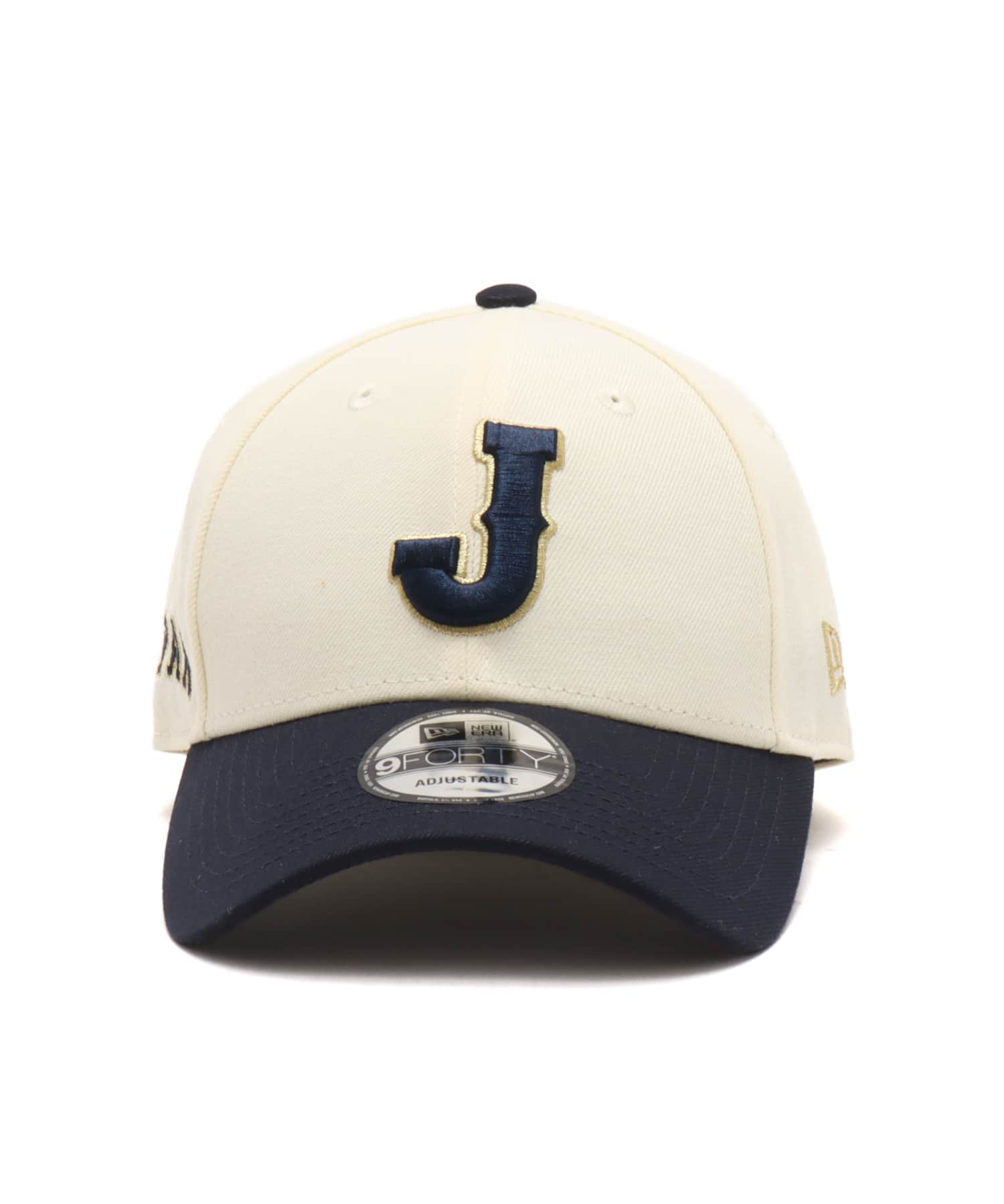 NEW ERA 9FORTY WBC J LOGO SIDE JAPAN WHITEの画像