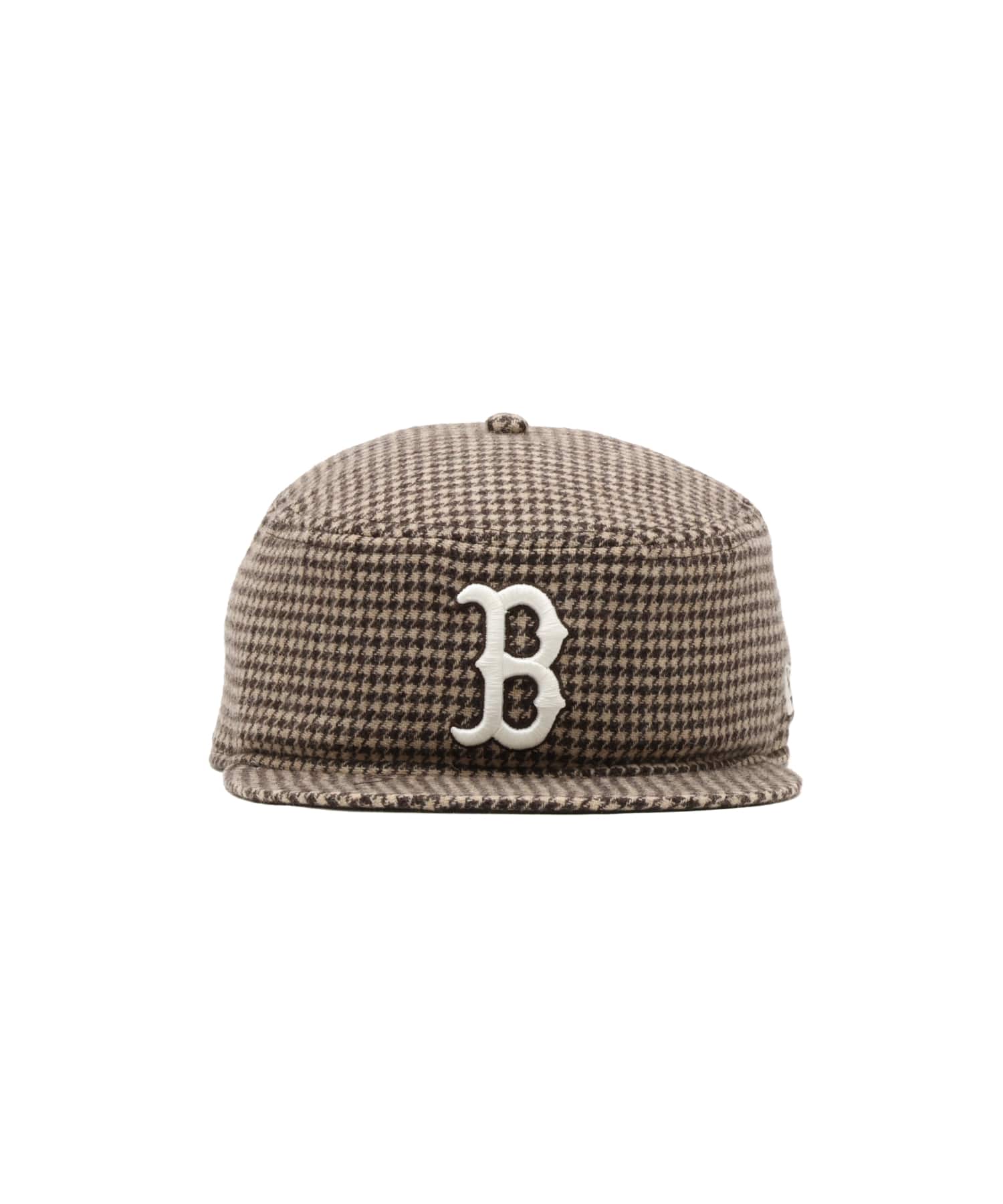 NEW ERA PILLBOX Gun Club Check Boston Red Sox BEIGEの画像